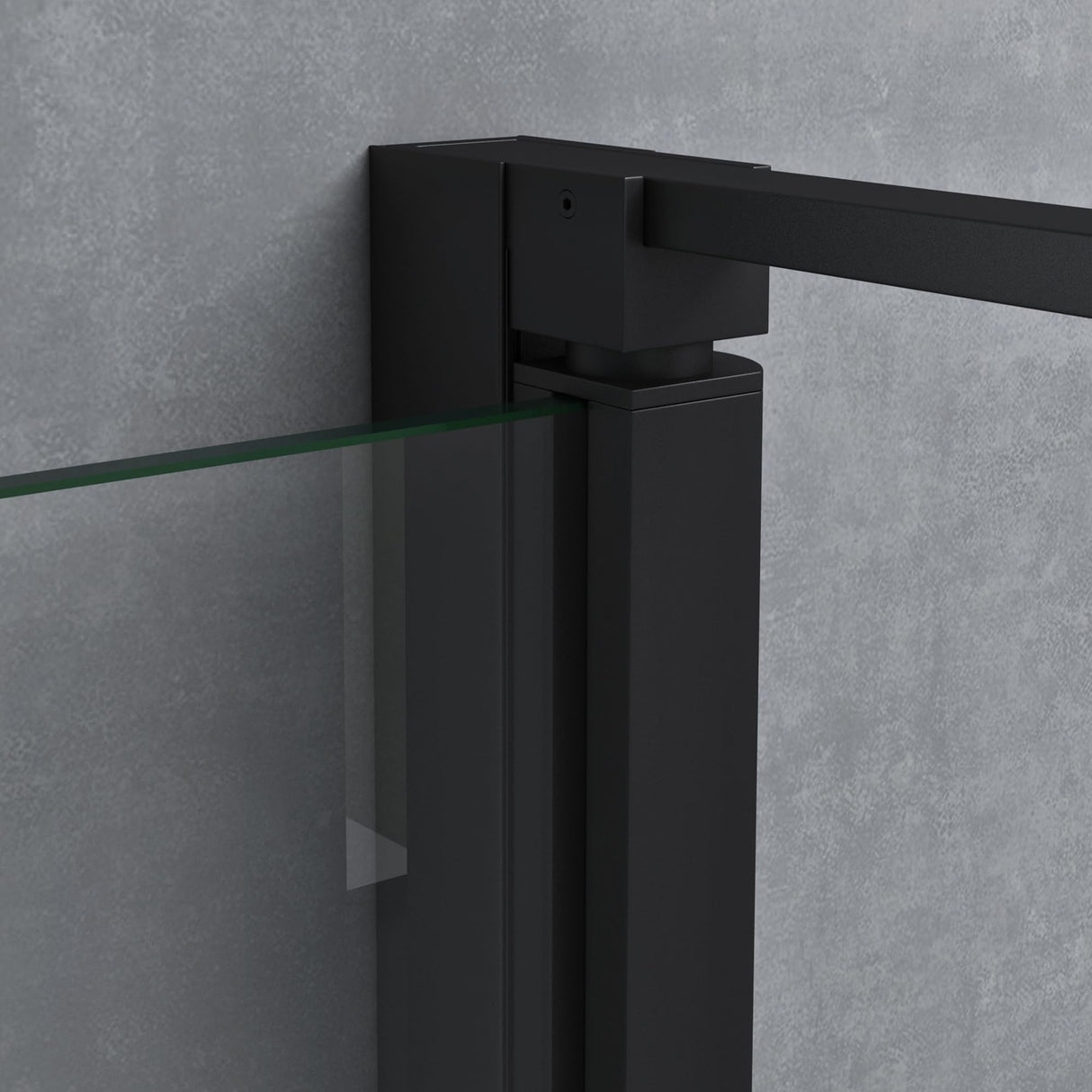 glasvilla Box Doccia in Vetro 8 mm Cabina Bagno Cromo e Nero con Porte Girevole Cabina Doccia in Vetro di Sicurezza ESG con Rivestimento Nano Ravenna66K