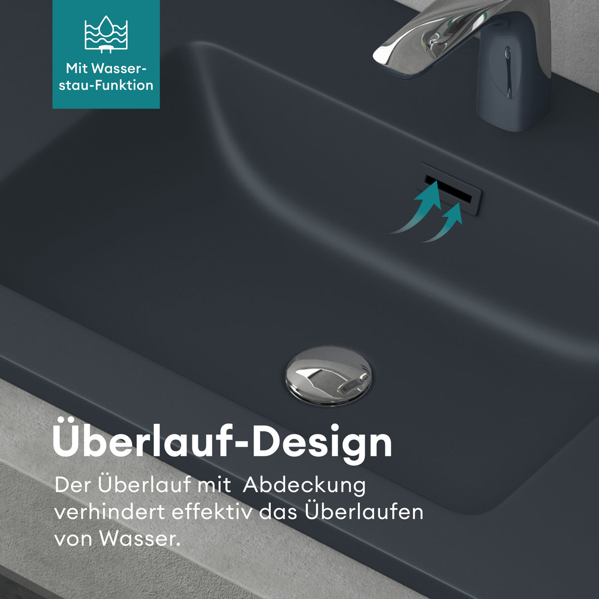 glasvilla lavabo lavabo empotrado mueble de lavabo lavabo empotrado de mineral Col02