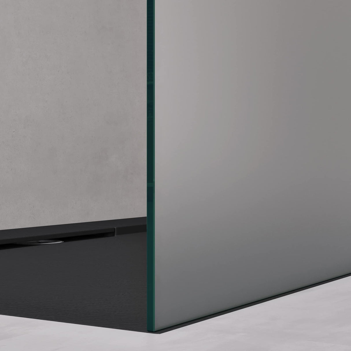 glasvilla Duschwand Duschabtrennung 2 Haltestange für Walk-In Dusche 10mm ESG-Sicherheitsglas mit Nanobeschichtung Rechteckiger Stabilisator Bremen02+2