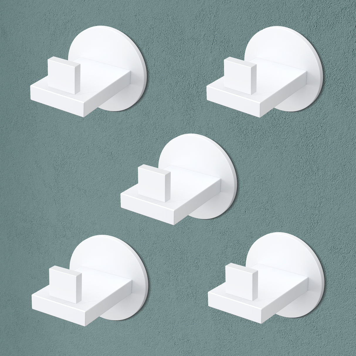 glasvilla Appendiabiti da Parete in Acciaio Inossidabile 304, Attaccapanni da Muro per Camera da Letto, Ingresso, Cucina, Stalo-08+Stalo-09