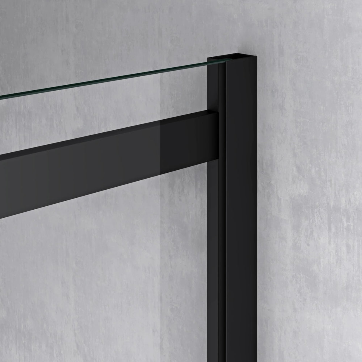 glasvilla Cabine de Douche en Verre de Sécurité 8mm Noir Douche d'Angle avec NANO Porte Coulissante Ravenna18