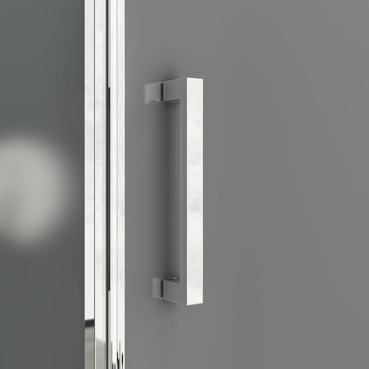 glasvilla Box Doccia in Vetro Parzialmente Smerigliato 8 mm Box Doccia con Meccanismo Alza/Abbassa e Porta Girevole Box Cabina Doccia Angolare Ravenna36MS-plus