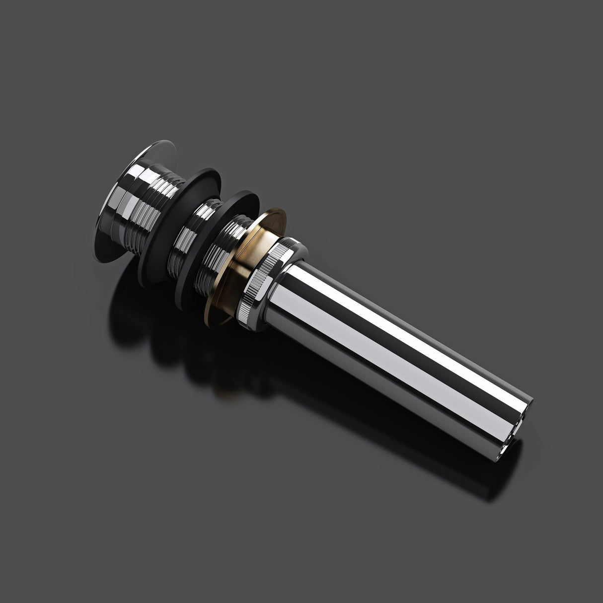 glasvilla Piletta di Scarico Valvola di Scarico Apertura Push Open Tappo per Lavabi DIN