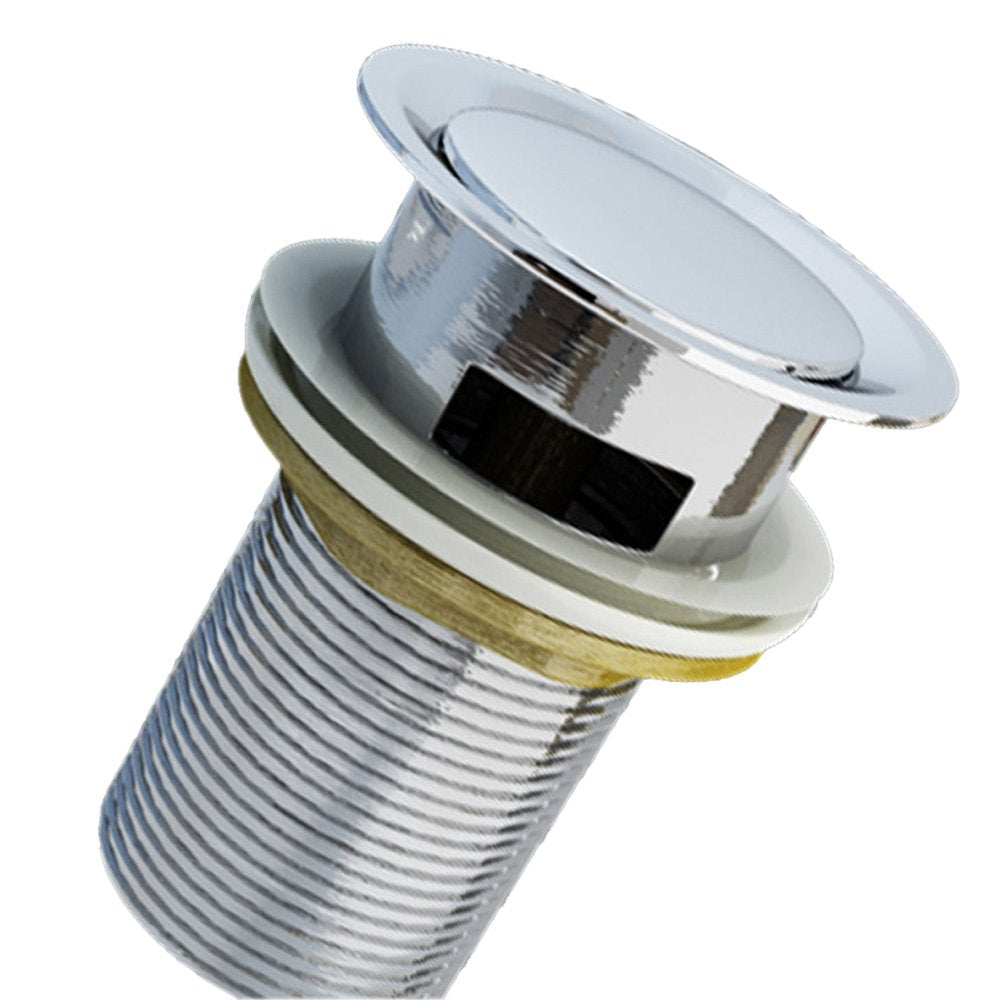 glasvilla Piletta di Scarico Valvola di Scarico Apertura Push Open Tappo per Lavabi DIN