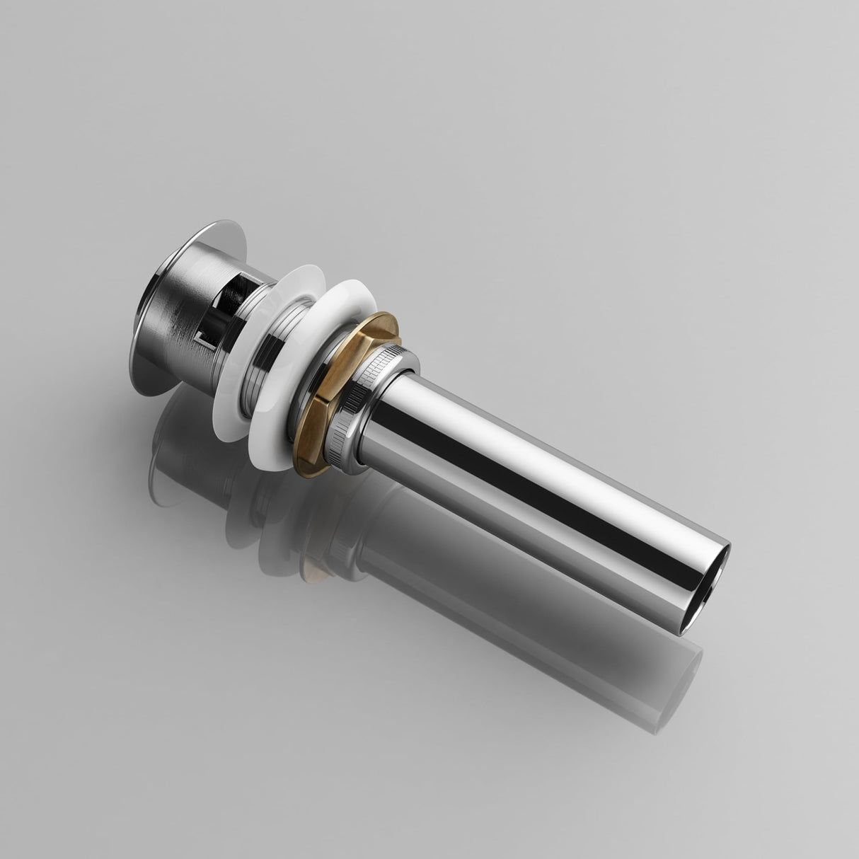 glasvilla Piletta di Scarico Valvola di Scarico Apertura Push Open Tappo per Lavabi DIN