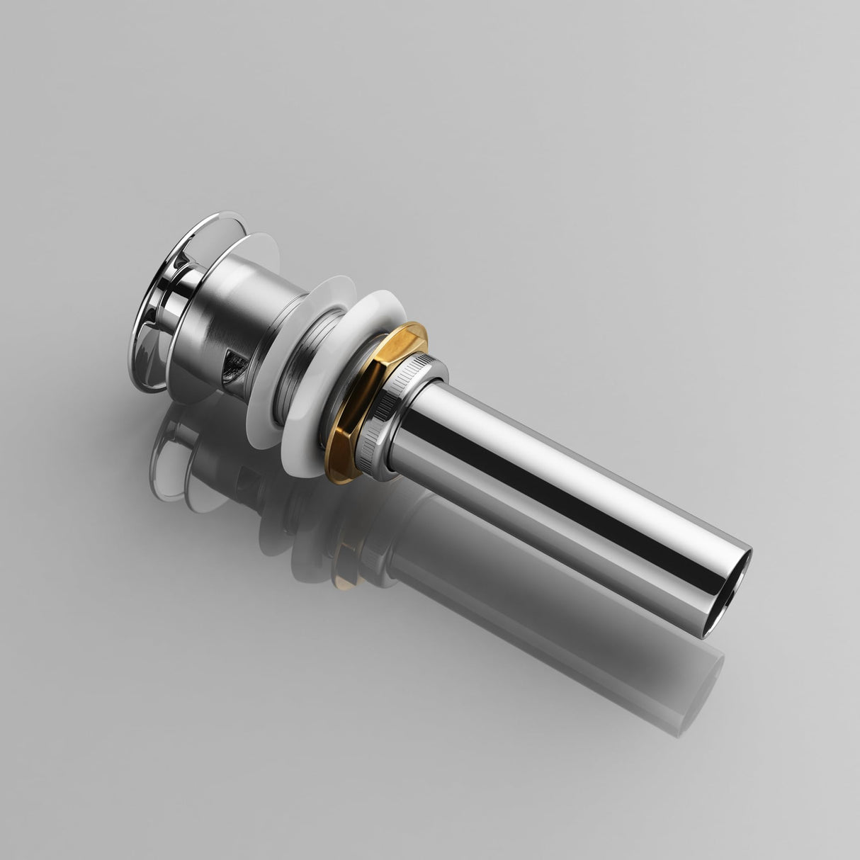 glasvilla Piletta di Scarico Valvola di Scarico Apertura Push Open Tappo per Lavabi DIN