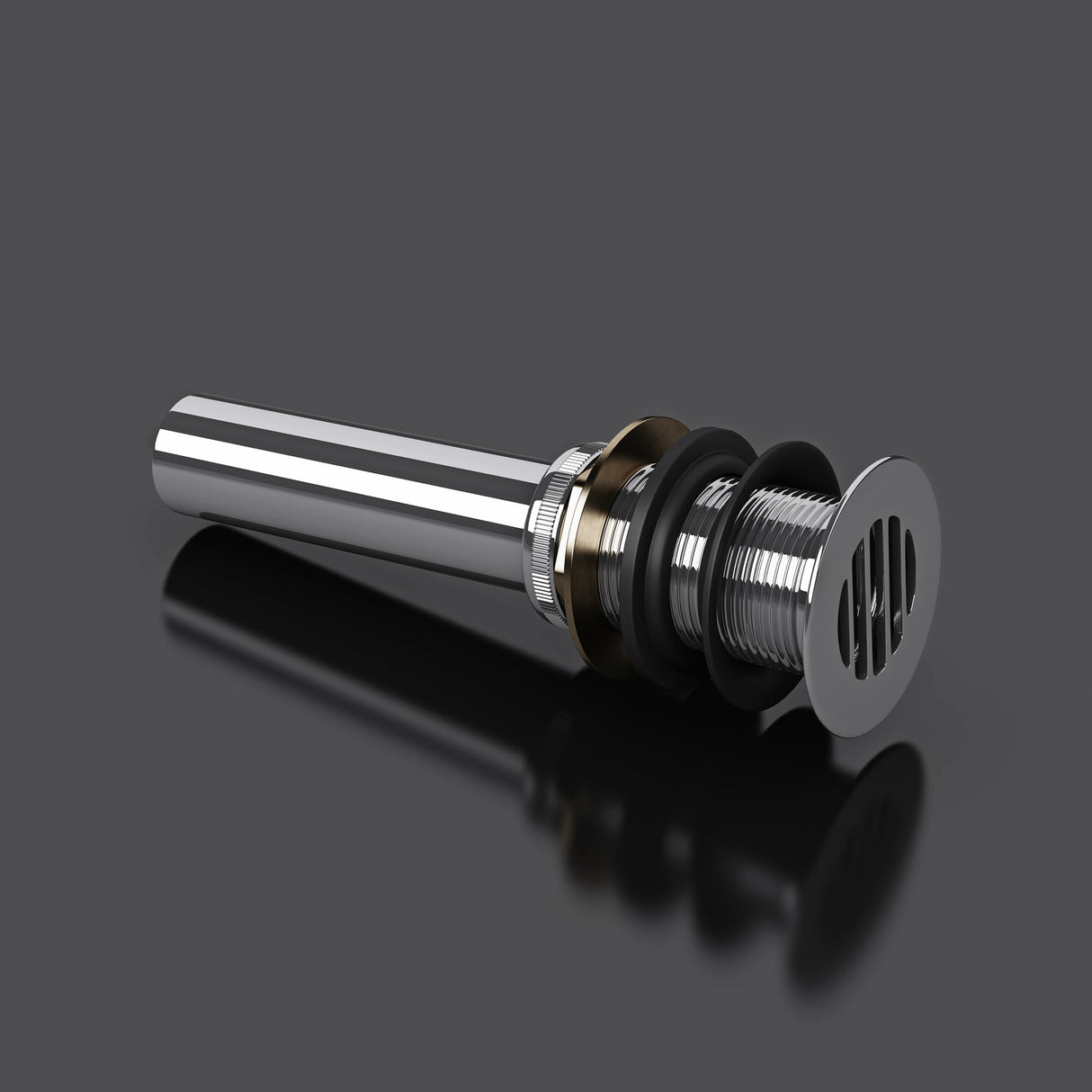 glasvilla Piletta di Scarico Valvola di Scarico Apertura Push Open Tappo per Lavabi DIN