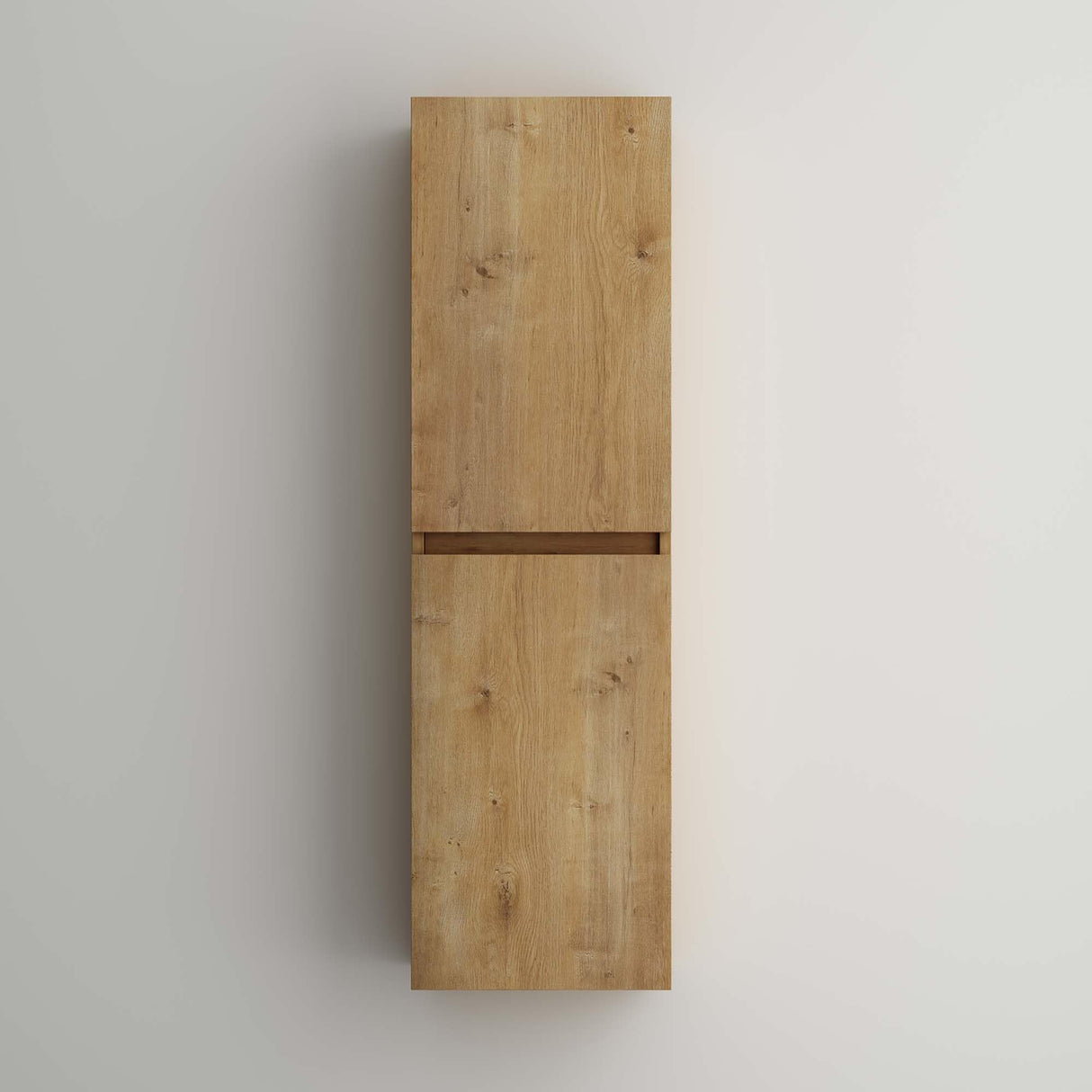 glasvilla Armadio Colonna Bagno con 2 Ante e 4 Vani, Mobile Bagno Alto Multiuso 35x20x120cm Mobiletto da Bagno Verona