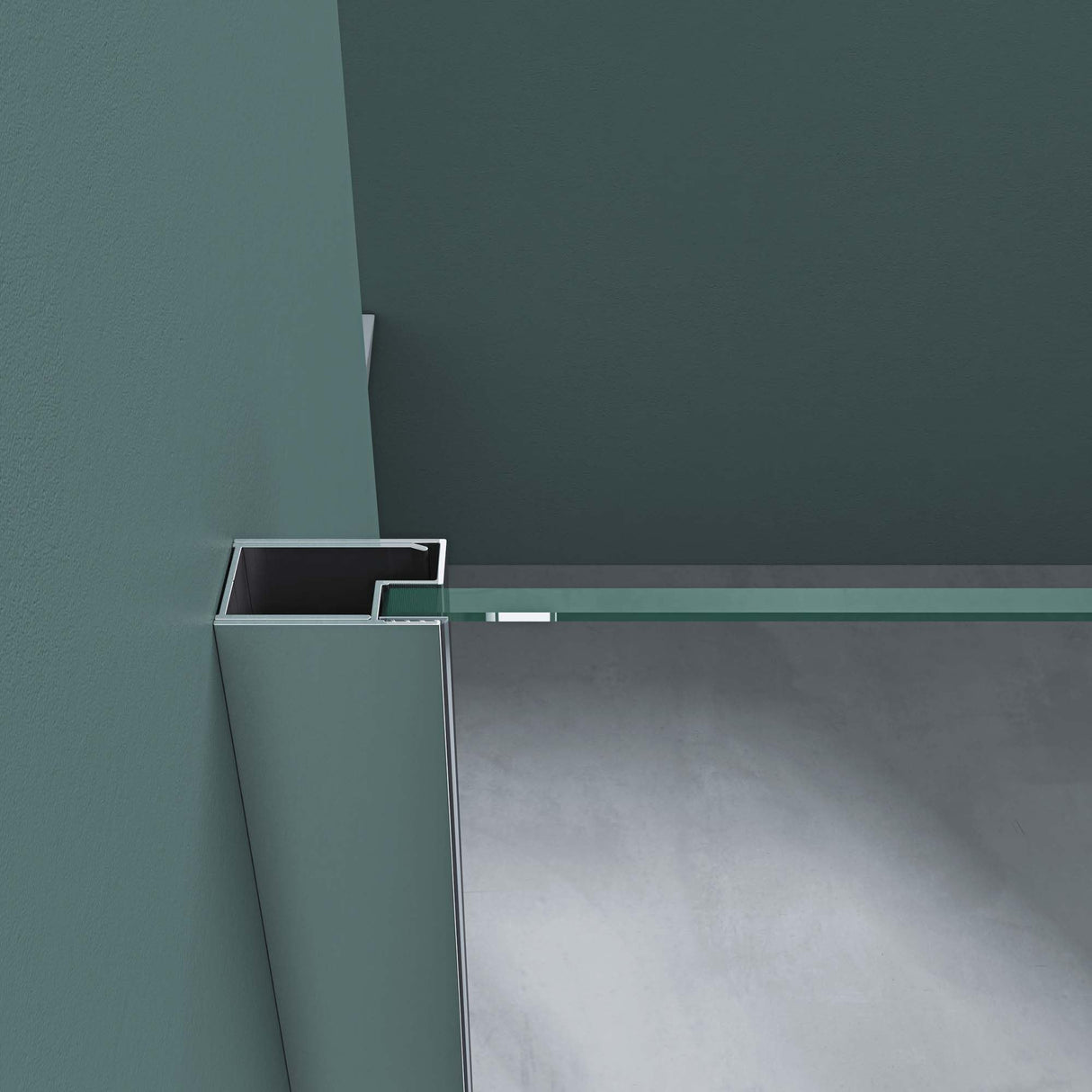 galsvilla Cabina de ducha Separación de ducha 8mm vidrio de seguridad con NANO ducha de esquina con puerta corredera Ravenna18