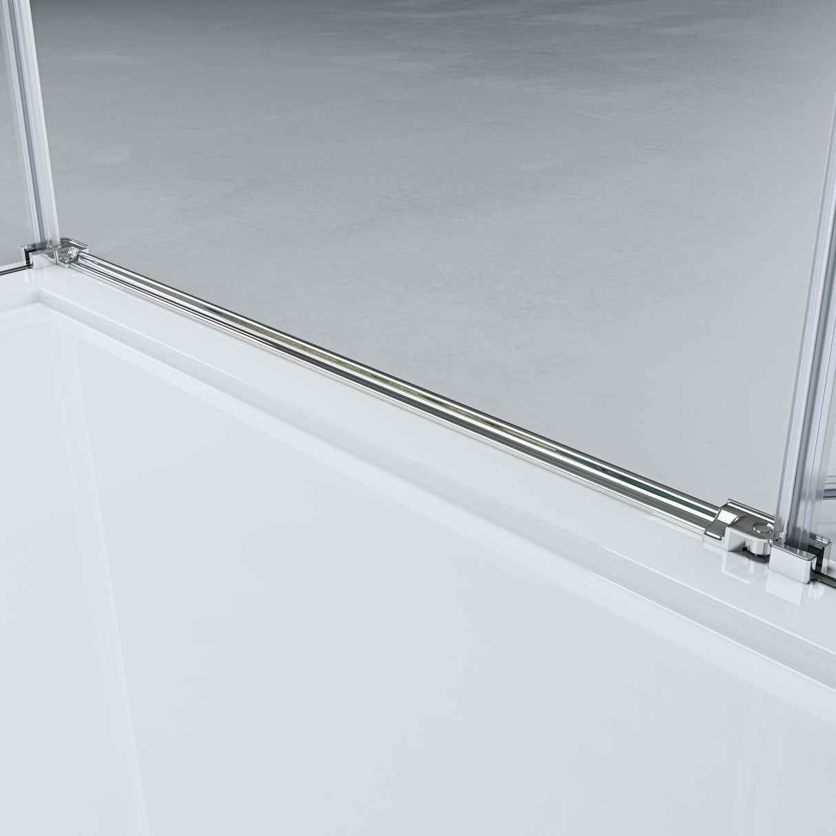 glasvilla Cabina de Ducha 6mm Vidrio de Seguridad con Easy-Clean mediante recubrimiento NANO Mampara de Ducha Separación de Ducha Ravenna05k-Plus