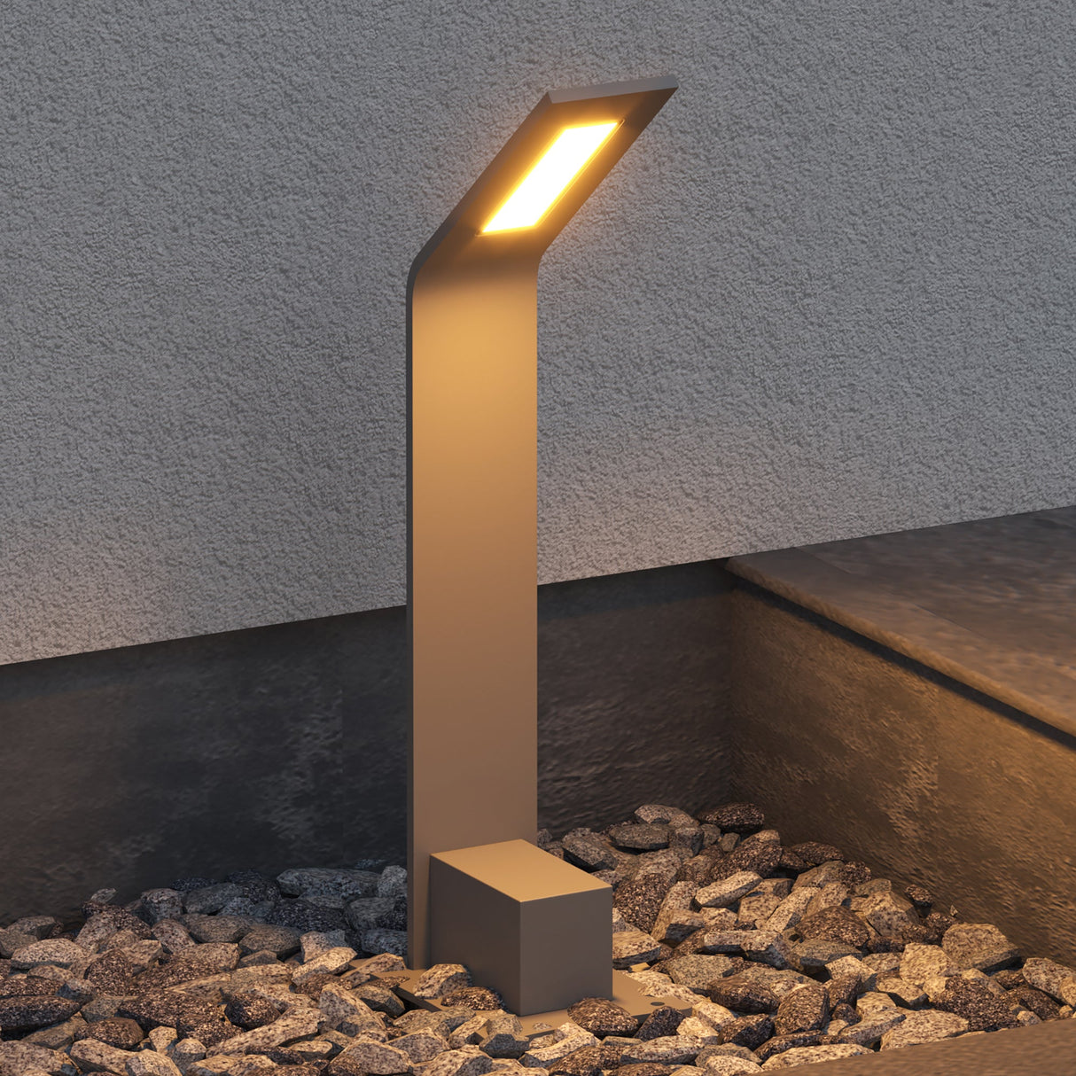 glasvilla Lampione da Giardino IP65 Luminoso da Giardino 3000K | Lampada da Terra per Esterni Paletti Esterni 6W per Giardini, Parchi, Aree Residenziali e Ingressi Pfadfinder