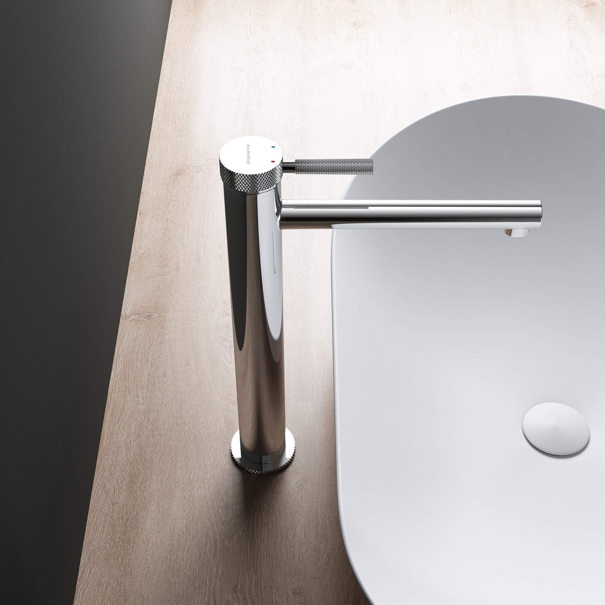 glasvilla Rubinetto per Lavabo Miscelatore Monocomando per Bagno Rubinetto Bagno per Lavabo Bidet WAM-7601