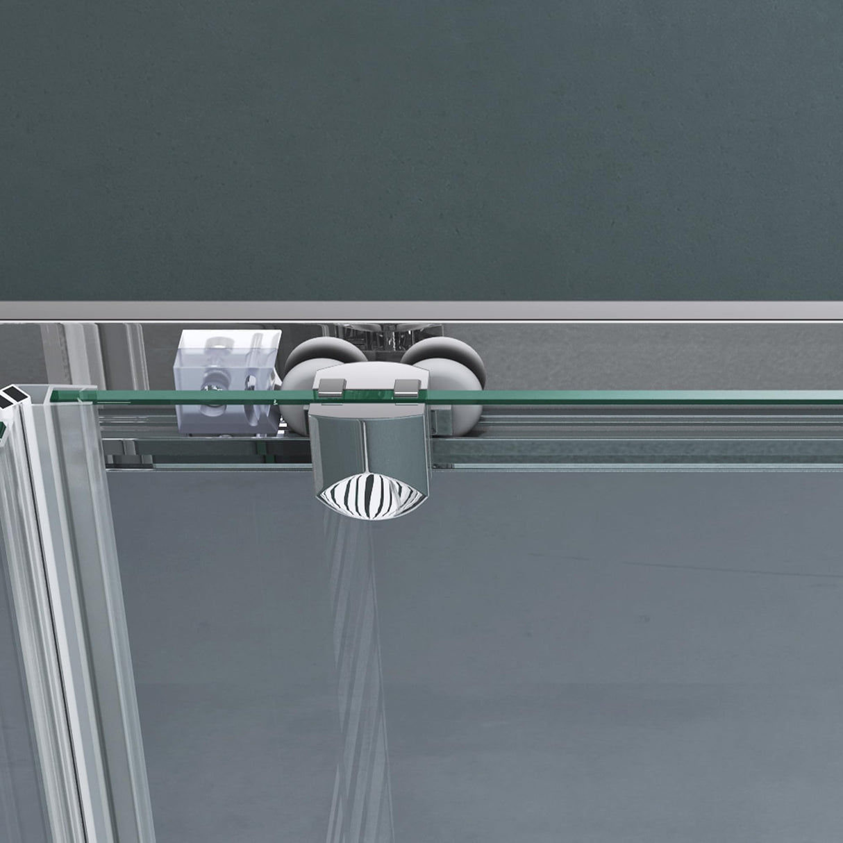 cabina de ducha glasvilla con puerta corredera doble puerta de ducha entrada de esquina vidrio templado efecto loto 6mm vidrio de seguridad ESG Ravenna16MS