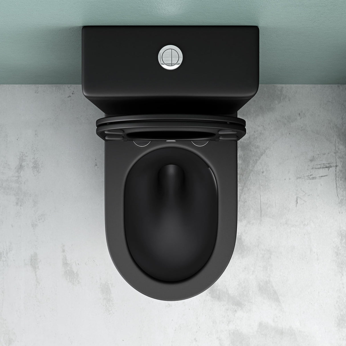 glasvilla Toilettes sur Pied en Céramique WC sans Bride 36x63x82 cm WC sur Pied avec Réservoir Stand108T