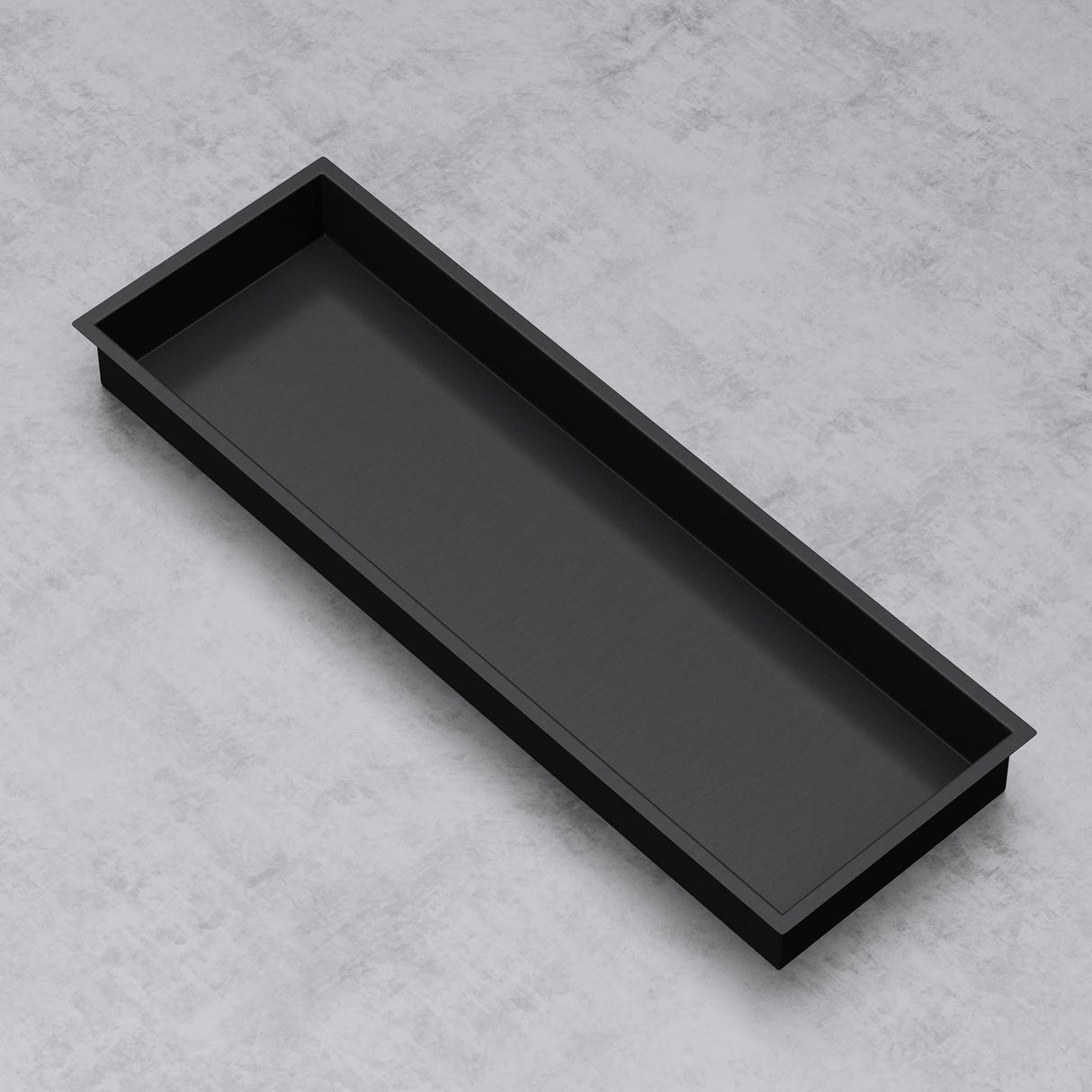 glasvilla Nicchia a Parete in Acciaio Inox Mensola Doccia a Muro a Incasso Piastrellabile Facile da Montare