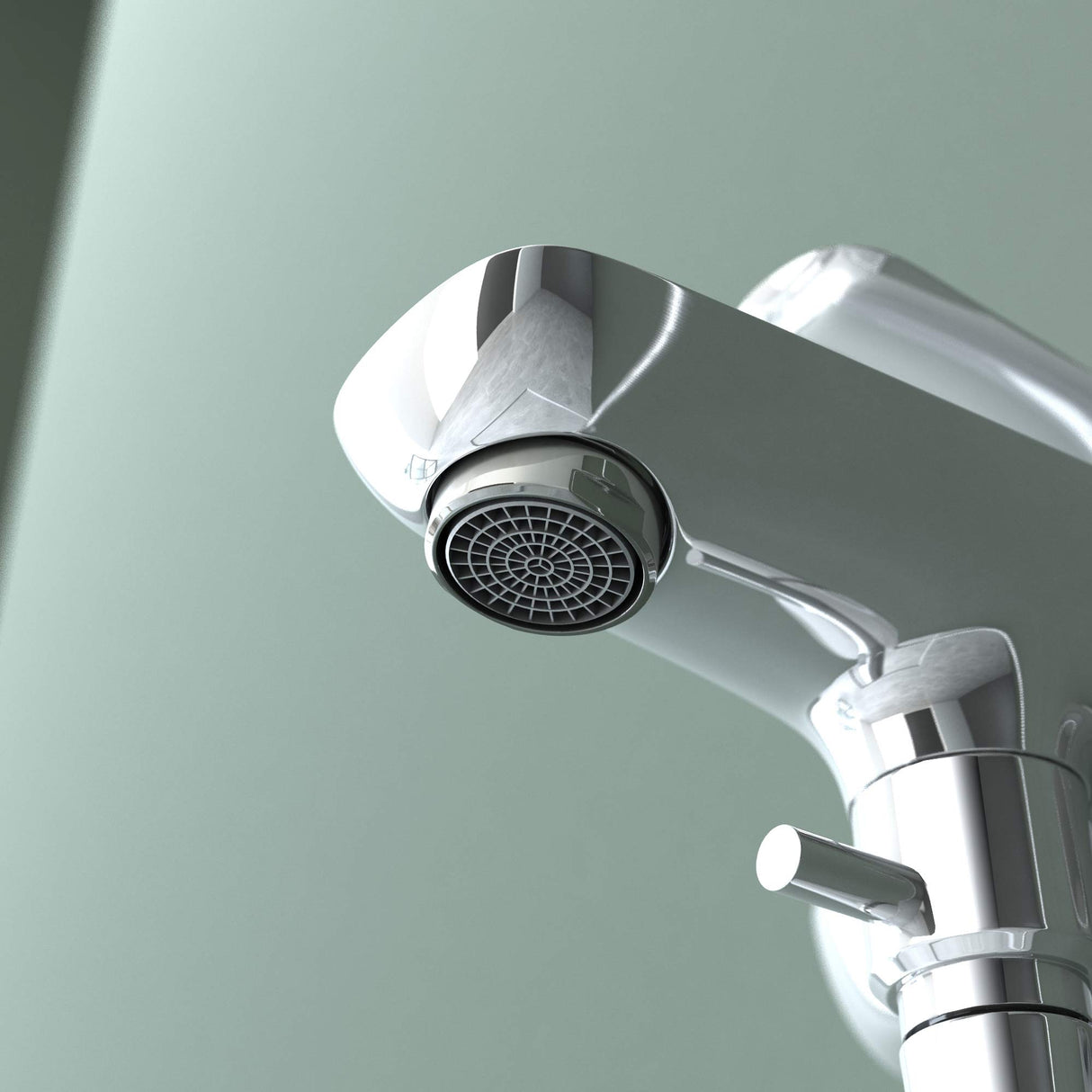 Système de douche Glasvilla avec douchette et mitigeur monocommande, incluant 3 jets.