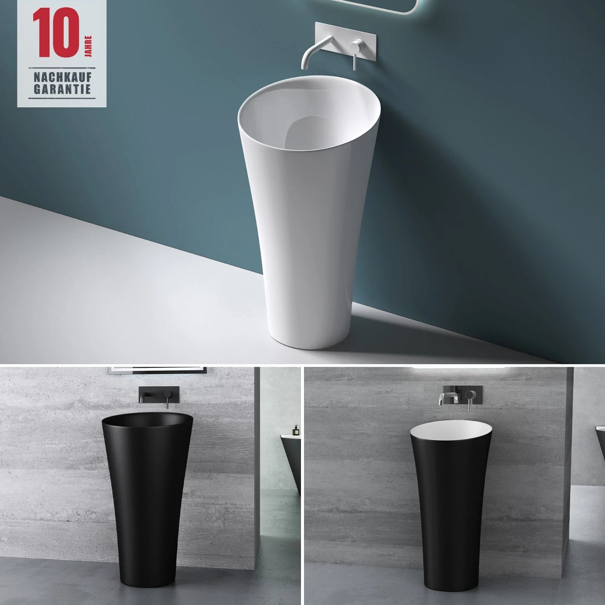 glasvilla Lavandino a Colonna Lavandino su Piedistallo per Bagni da Marmo Fuso, Lavabo a Colonna Colossum33