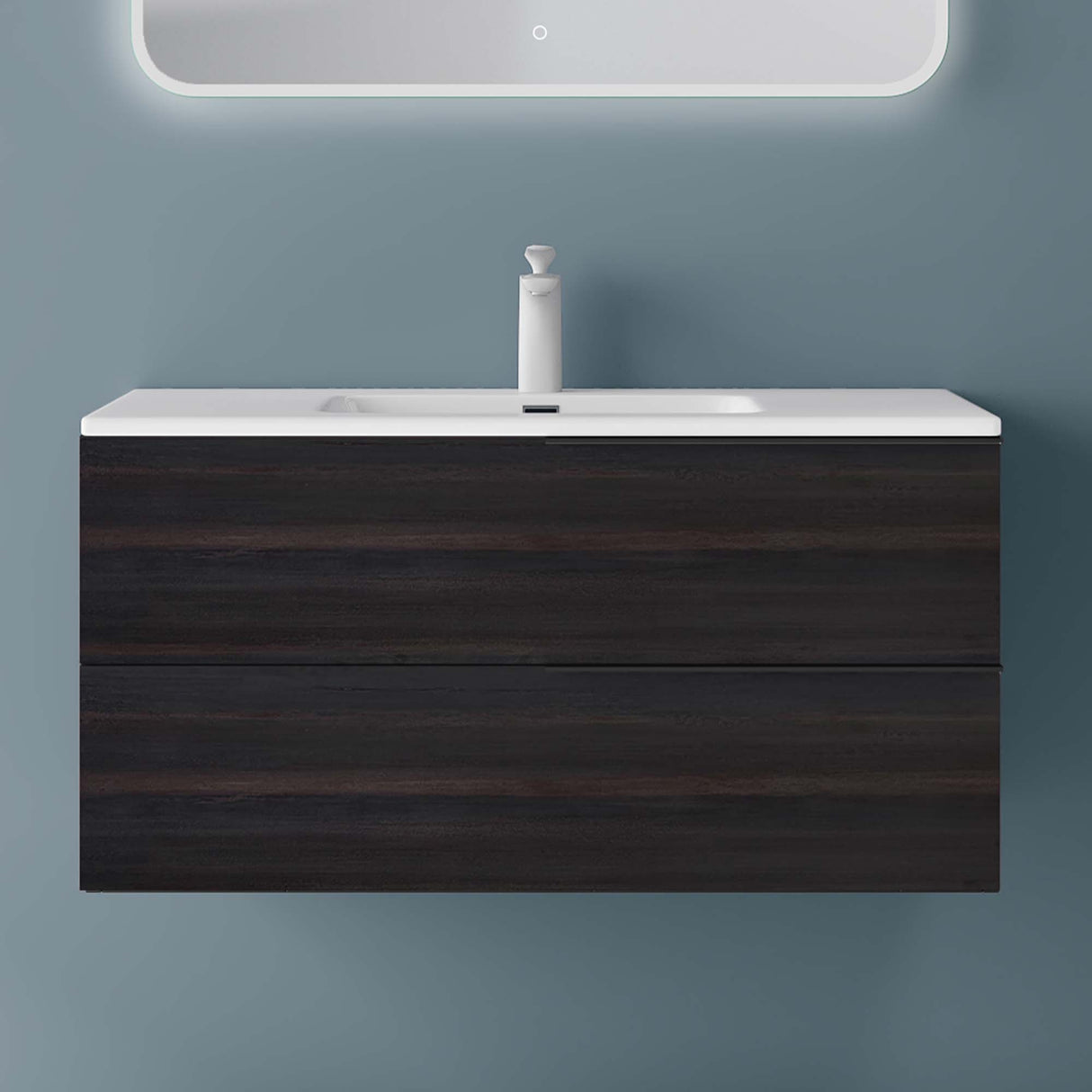 glasvilla Badmöbelset Unterschrank con lavabo mueble de baño 2 cajones lavabo mueble de baño Paestum