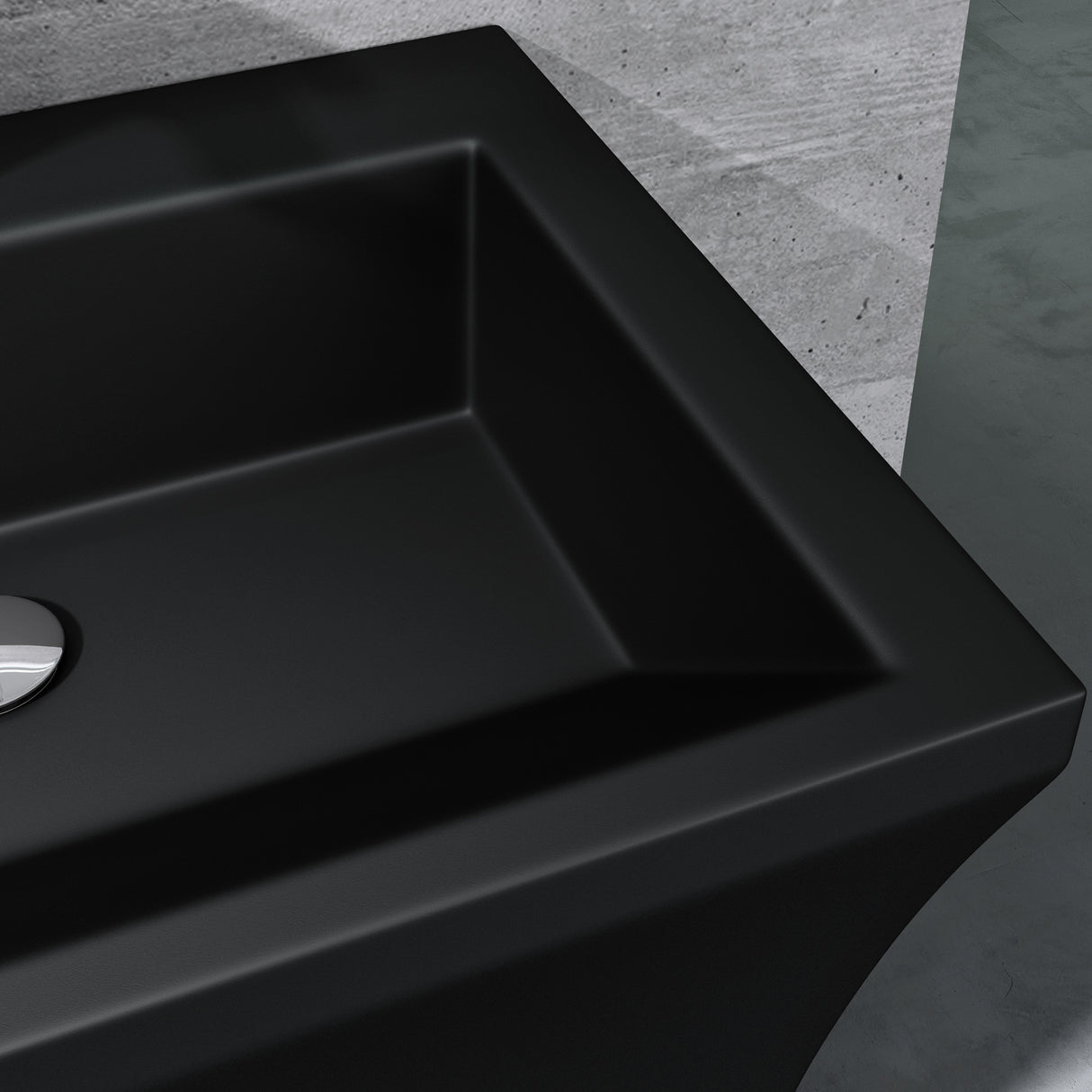 glasvilla Lavandino a Colonna Lavandino su Piedistallo per Bagni da Marmo Fuso, Lavabo a Colonna con un Foro per la Rubinetteria, Colossum07