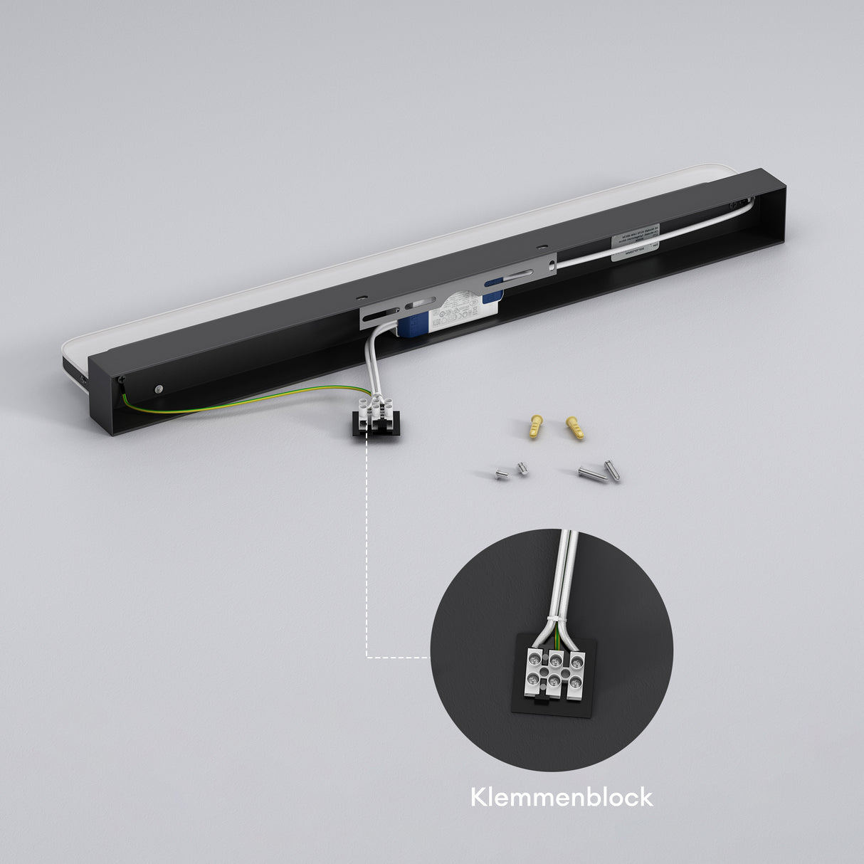 glasvilla Spiegelleuchte LED Badlampe | Spiegellampe, 4000K Badezimmer Lampe | LED Wandleuchte SparkLuxe