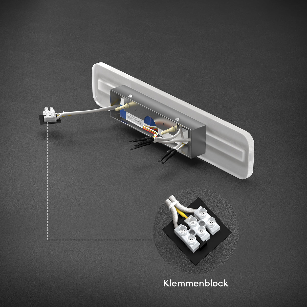 glasvilla Lampada da Specchio LED per Bagno | Lampada a Specchio 3000-6000K, Illuminazione da Parete 14W con 3 Temperature di Colore per Trucco LumaRay
