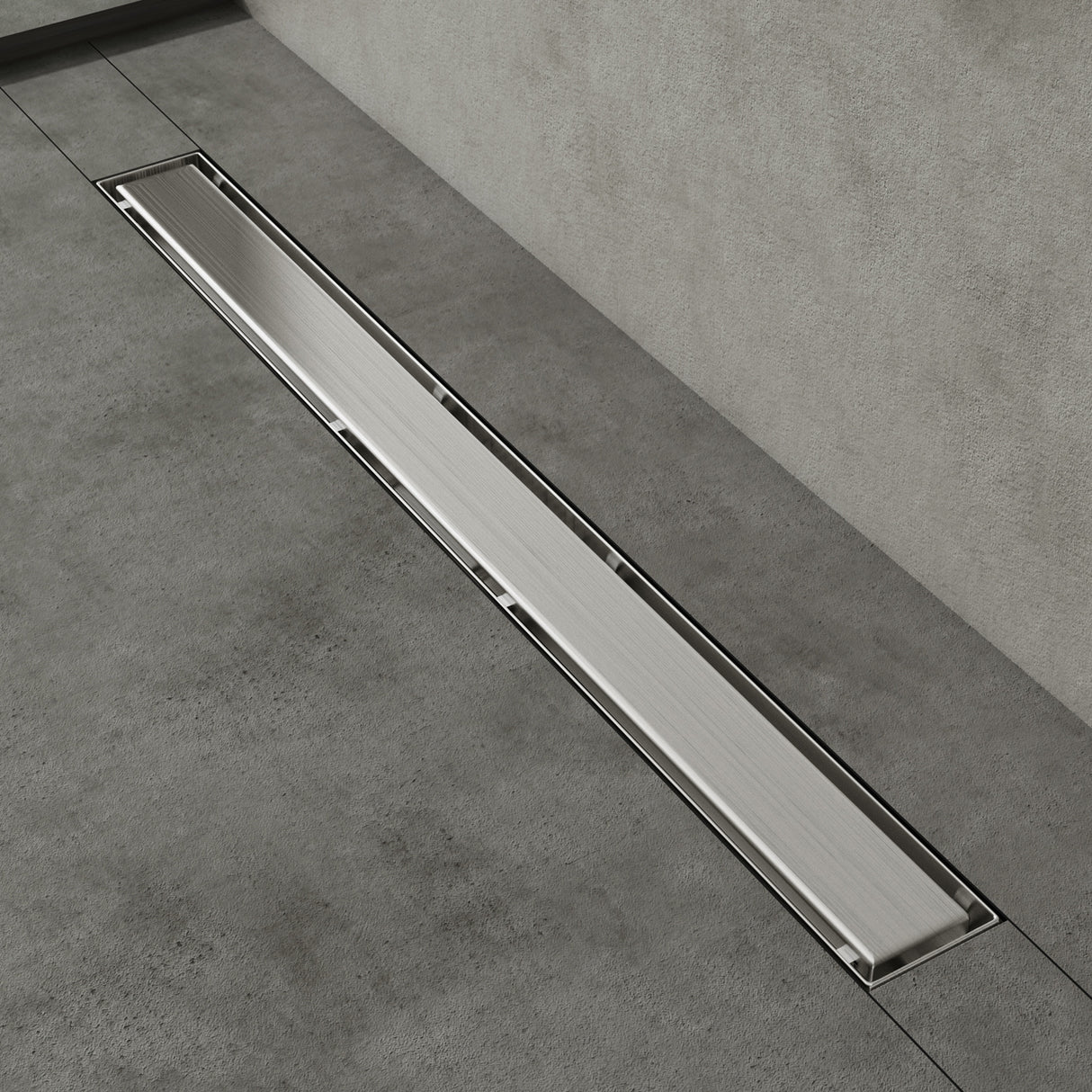 glasvilla Duschrinne desagüe de suelo de acero inoxidable | conjunto completo de canal de desagüe para baño | desagüe apto para azulejos 35L/min | filtro de pelo KE110