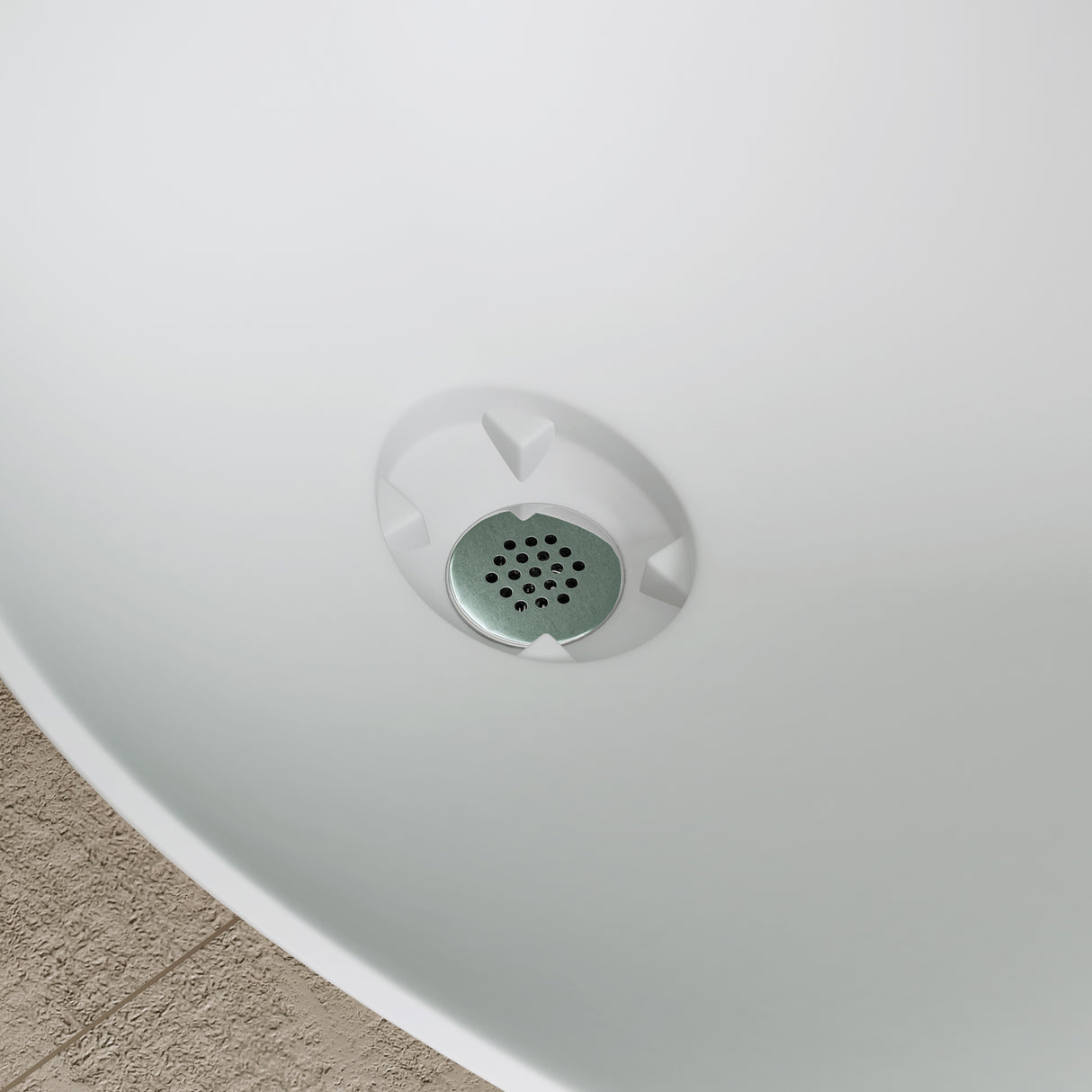 lavabo de diseño glasvilla lavabo suspendido BTH: 80x37x22cm en blanco mate de mineral fundido con tapa de desagüe cuenco de lavabo Col816