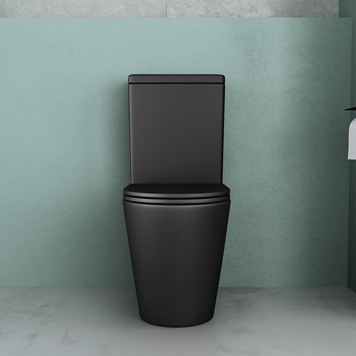 glasvilla Toilettes sur Pied en Céramique WC sans Bride 36x63x82 cm WC sur Pied avec Réservoir Stand108T