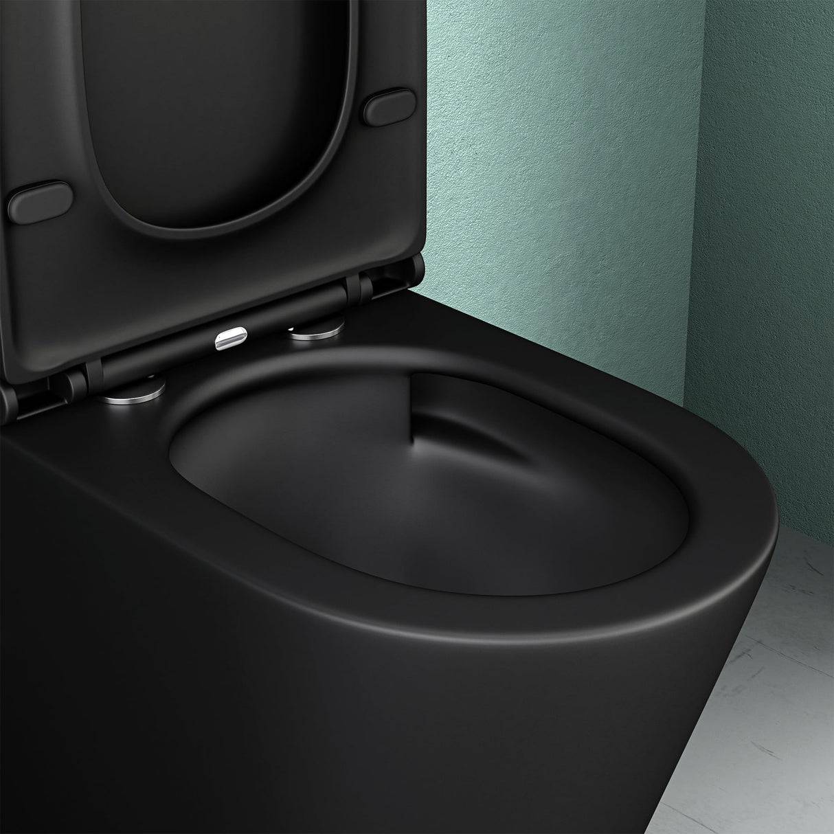 glasvilla Toilettes sur Pied en Céramique WC sans Bride 36x63x82 cm WC sur Pied avec Réservoir Stand108T