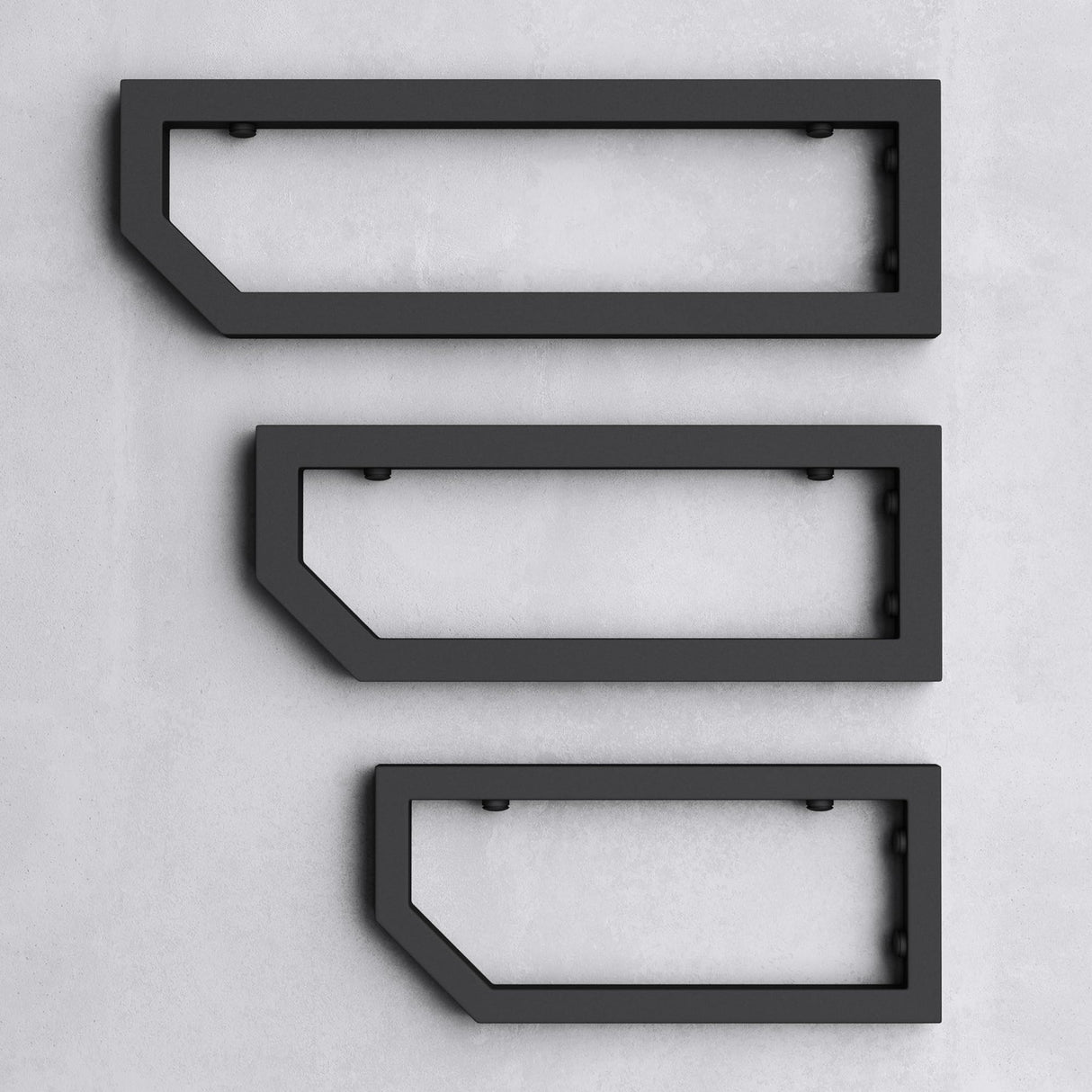 Support mural de lavabo en acier inoxydable Glasvilla Design WH03