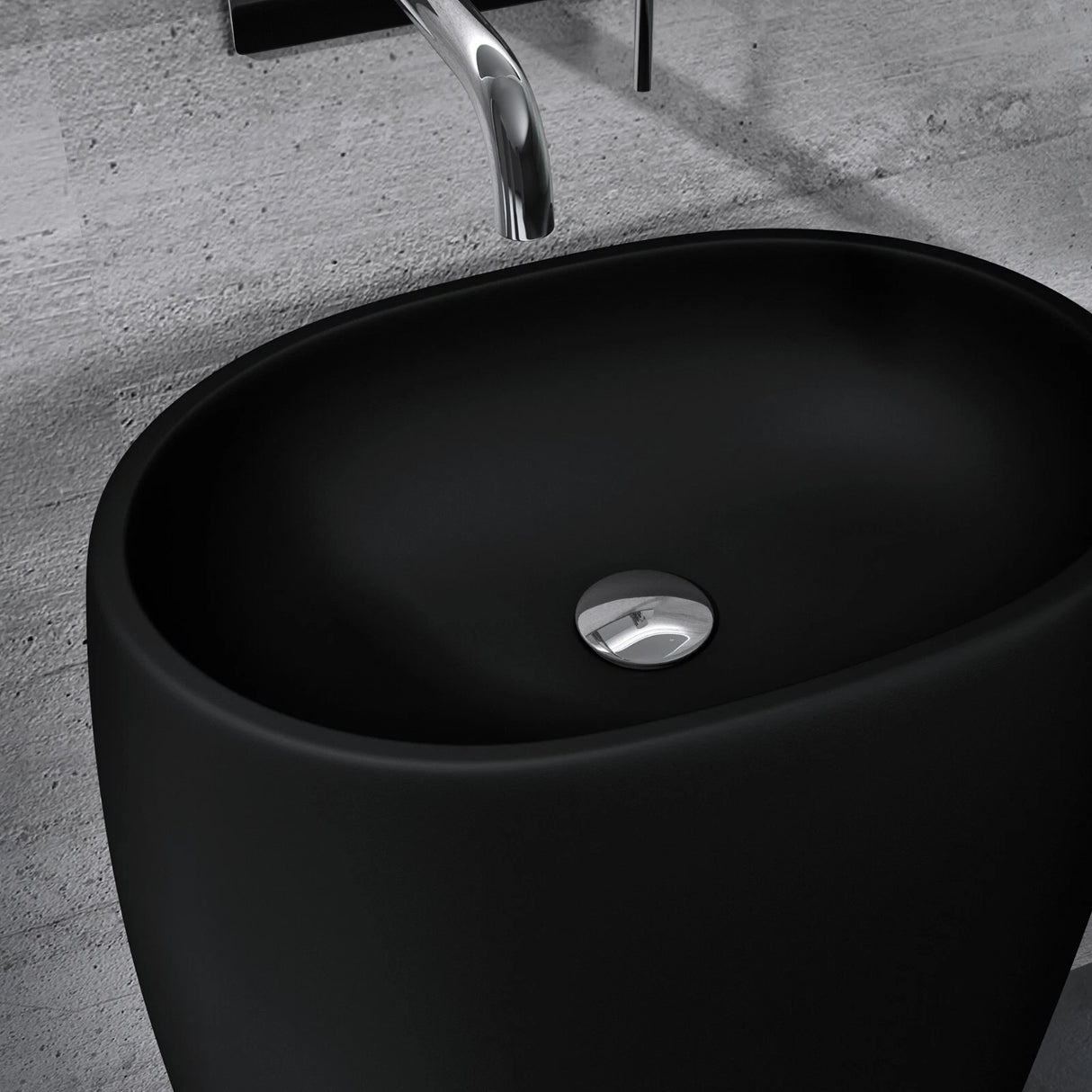 glasvilla Lavandino a Colonna Lavandino su Piedistallo per Bagni da Marmo Fuso, Lavabo a Colonna Colossum32