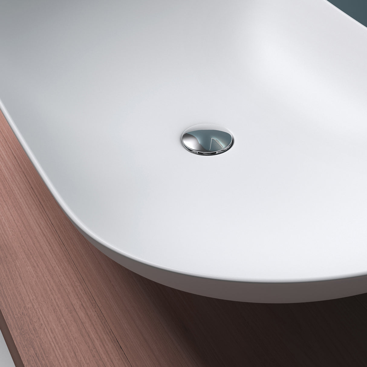 glasvilla Lavabo da Appoggio in Ceramica, Lavandino Bagno Ovale con Rivestimento Nano Brüssel858