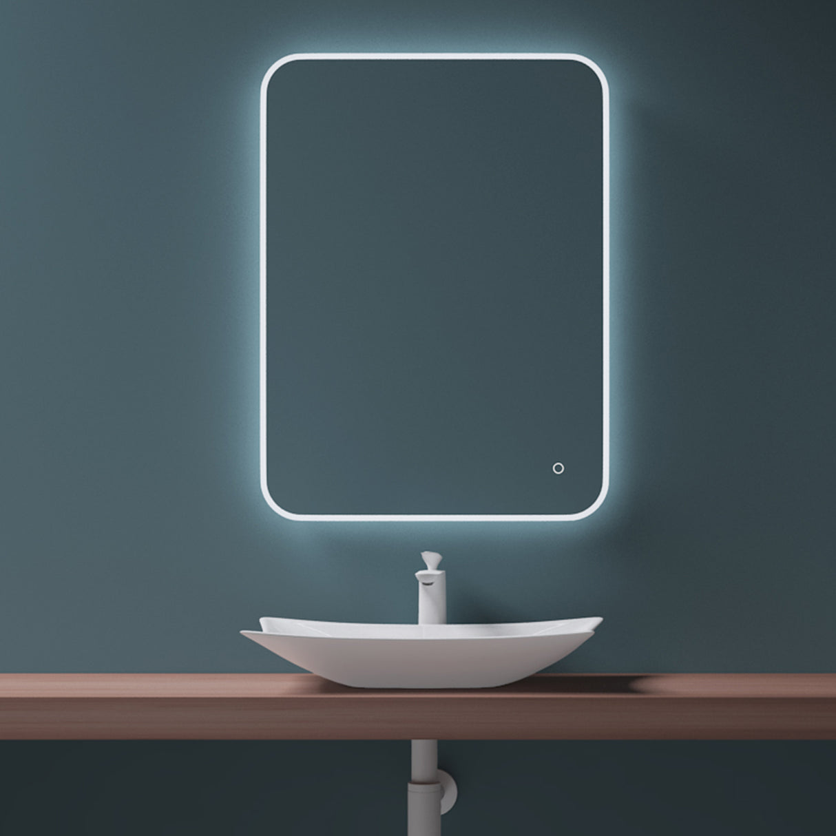 glasvilla Lavabo da Appoggio in Ceramica Lavandino Bagno con Rivestimento Nano Brüssel891