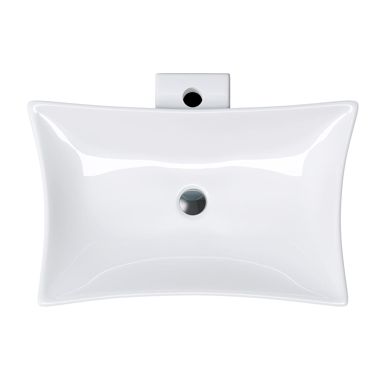 glasvilla Lavabo da Appoggio in Ceramica Lavandino Bagno con Rivestimento Nano Brüssel891