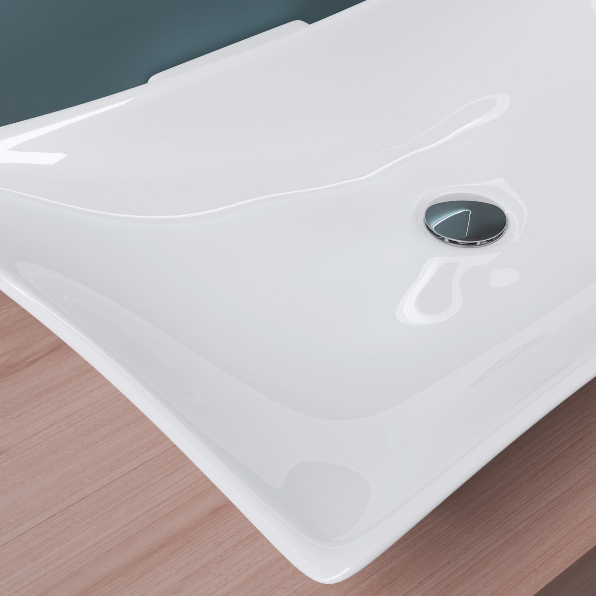 glasvilla Lavabo da Appoggio in Ceramica Lavandino Bagno con Rivestimento Nano Brüssel891