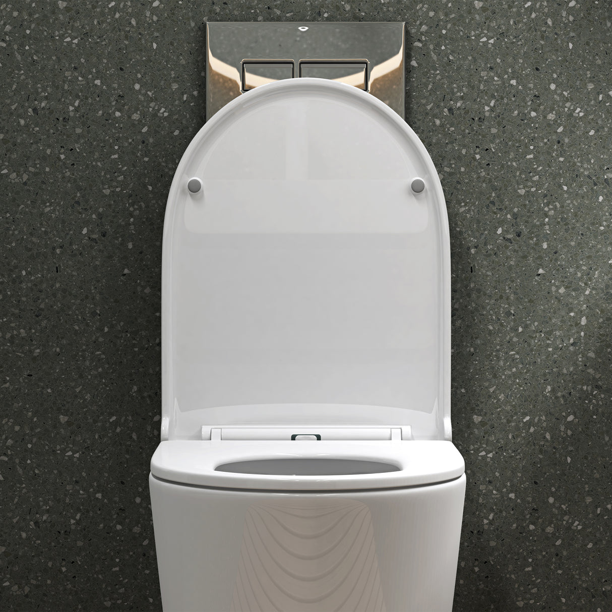 glasvilla Inodoro sin borde de descarga Inodoro suspendido Inodoro sin borde de descarga Asiento de inodoro Softclose Aachen108
