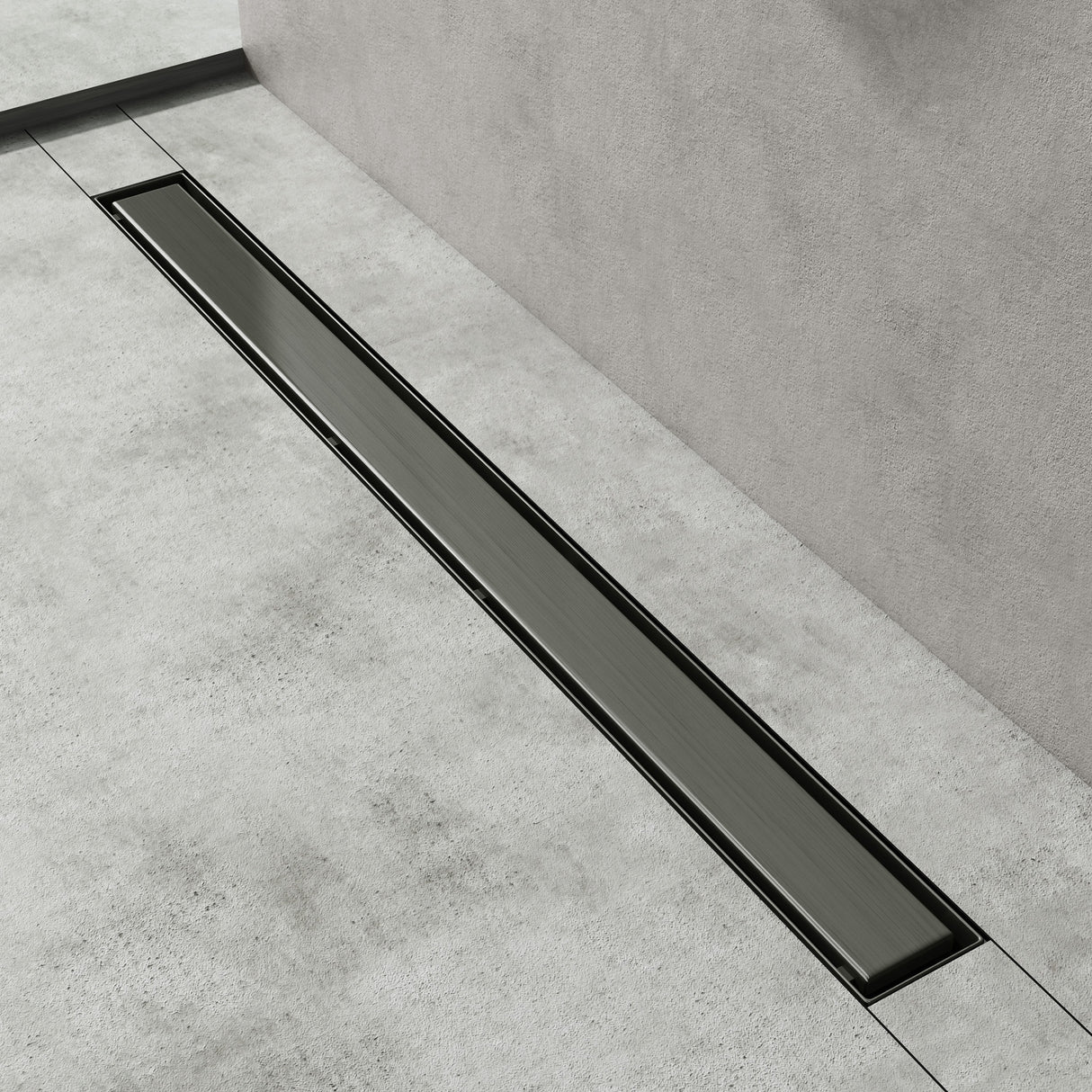 glasvilla Duschrinne desagüe de suelo de acero inoxidable | conjunto completo de canal de desagüe para baño | desagüe apto para azulejos 35L/min | filtro de pelo KE110