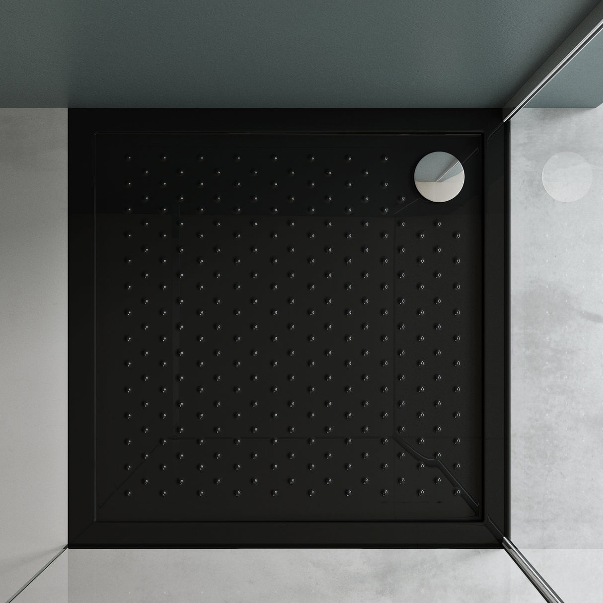 glasvilla Piatto Doccia in Acrilico Piatto Doccia Quadrato Antiscivolo Lucia