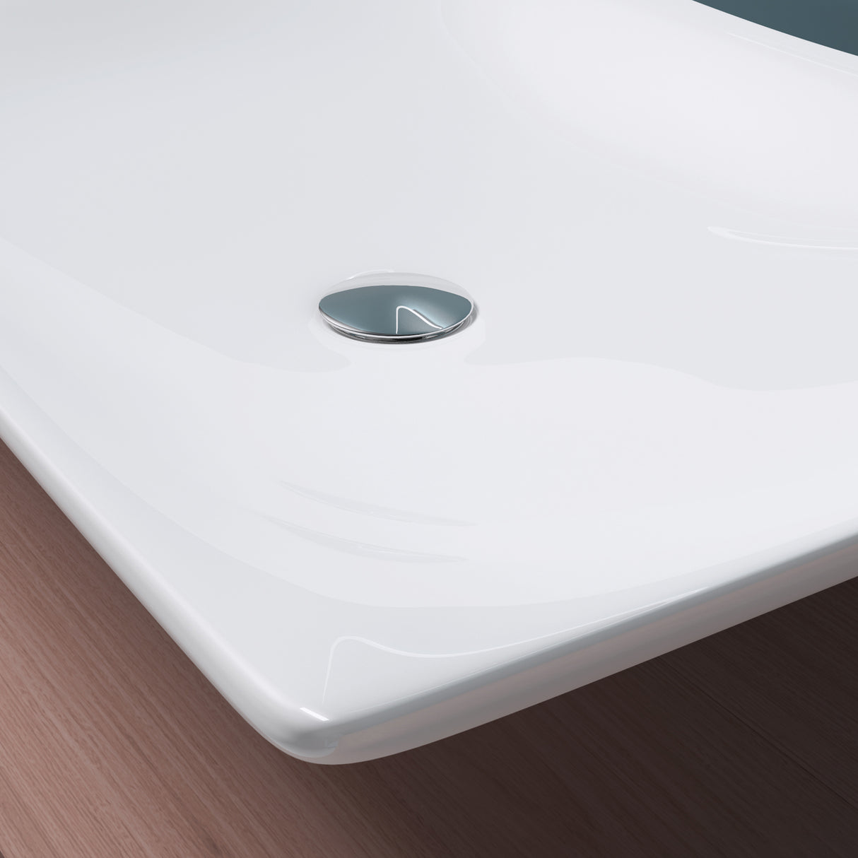 Lavabo da appoggio Glasvilla in ceramica quadrata con rivestimento nano Brüssel910