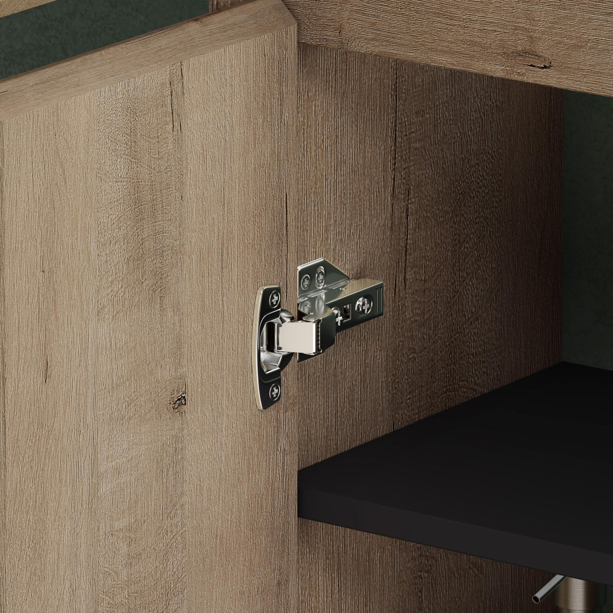 glasvilla Hochschrank armario multifuncional armario de baño armario de baño con 2 puertas y 6 compartimentos estante de baño para múltiples funciones BTH: 35x30x160 cm Rimo