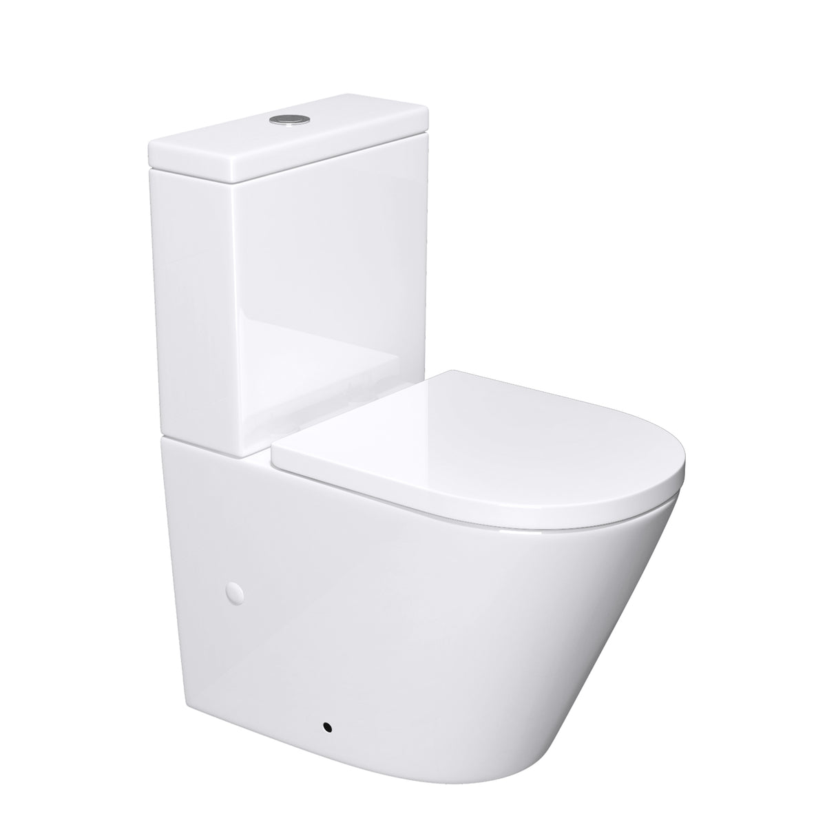 glasvilla Sanitari Bagno a Terra in Ceramica WC Bagno senza Brida Montaggio a Terra