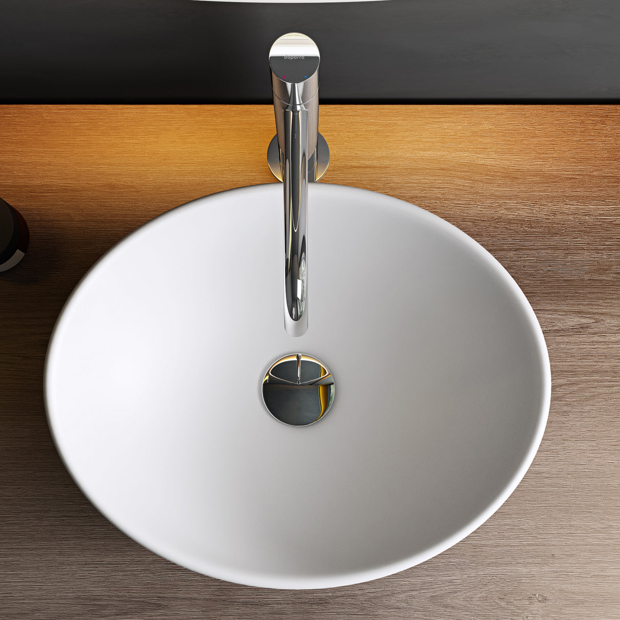 glasvilla Lavabo da Appoggio in Ceramica Lavandino Bagno da Appoggio Nano Rivestimenti Inclusi Brüssel205