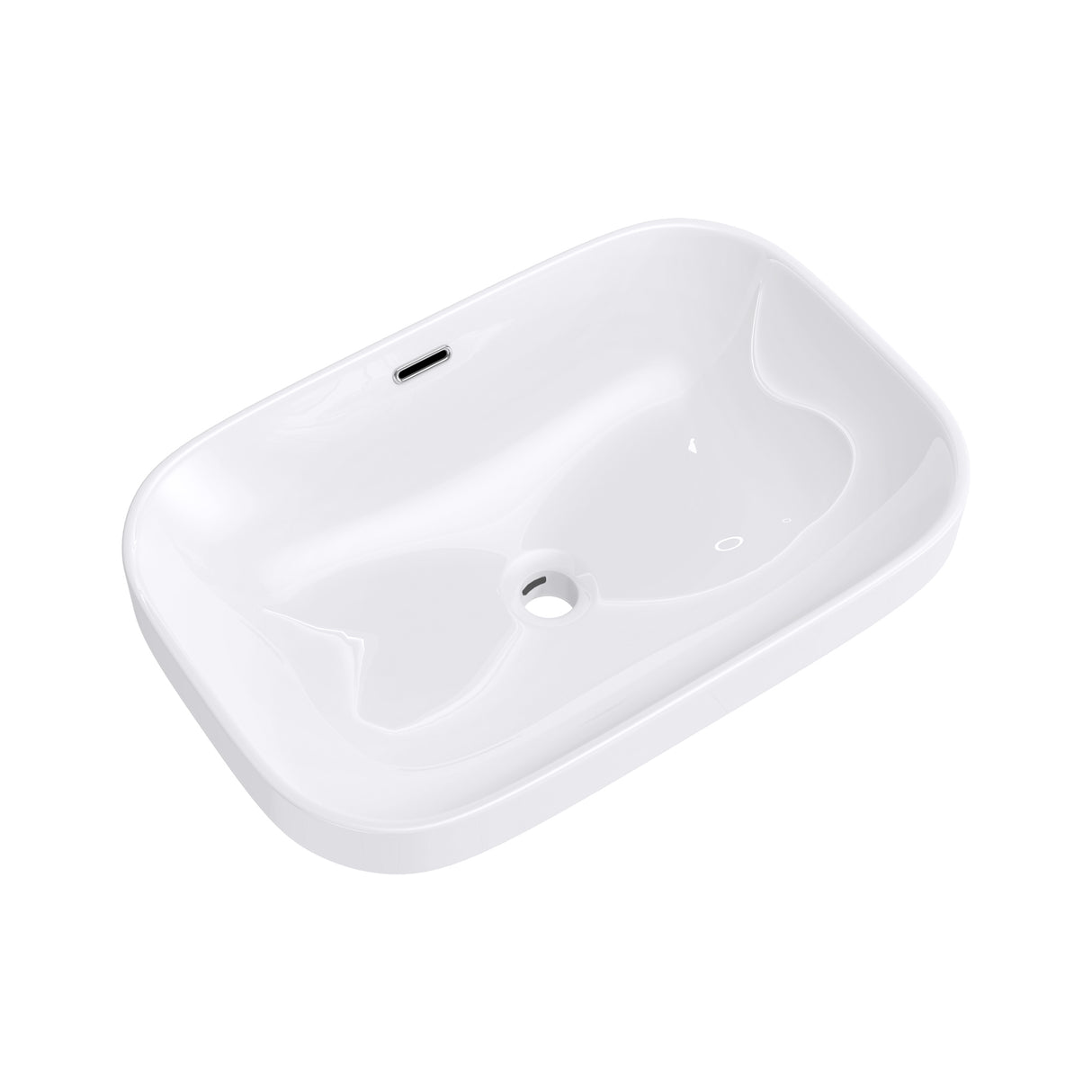 glasvilla Lavabo da Incasso in Ceramica Lavabo Sottopiano Lavandino Bagno Nano Rivestimenti inclusi Brüssel5082
