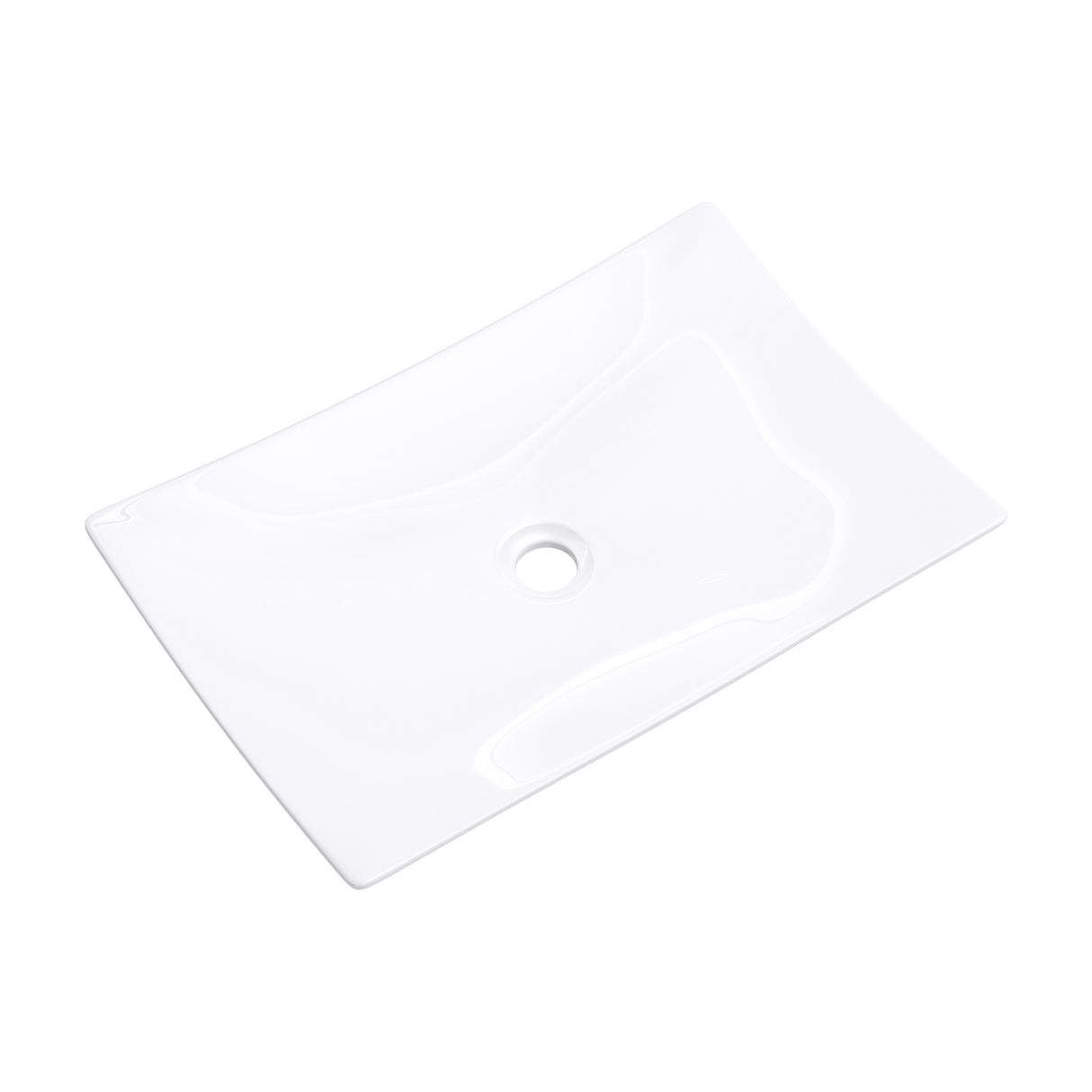 glasvilla Lavabo da Appoggio in Ceramica Lavandino Bagno Bianco Nano Rivestimenti inclusi Brüssel5096