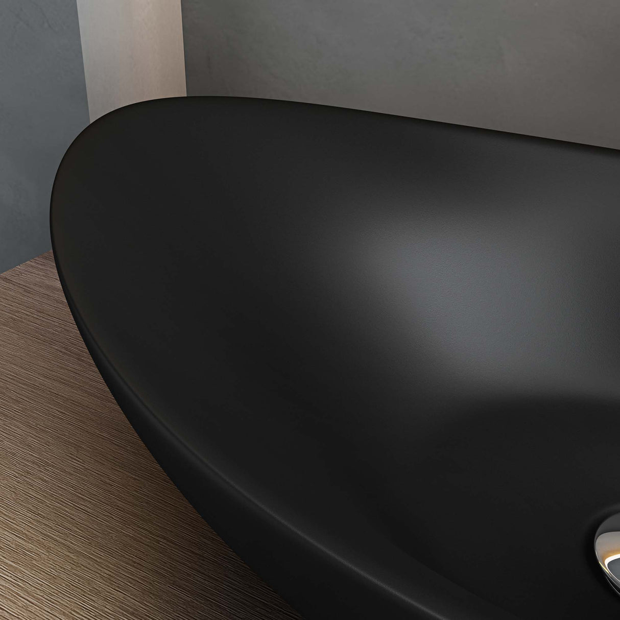 glasvilla Lavabo da Appoggio 59x38cm in Ceramica Lavandino Bagno Ovale Nano Rivestimenti Inclusi Brüssel818