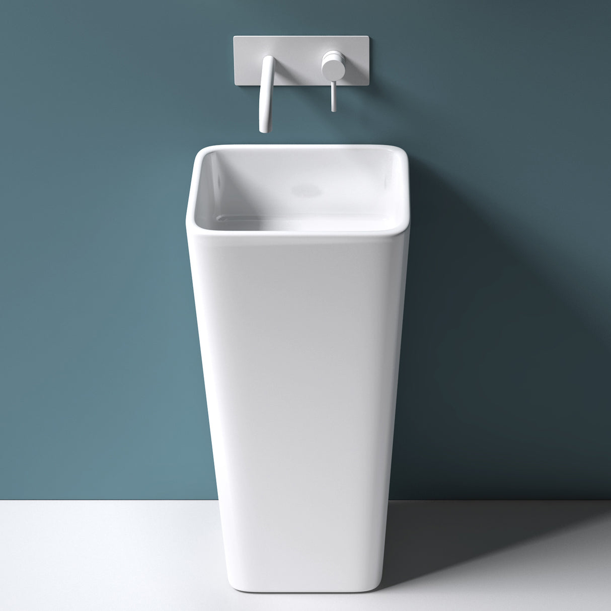 lavabo de diseño glasvilla freestanding Col31 de mineral compuesto lavabo BTH: 40x35x82cm
