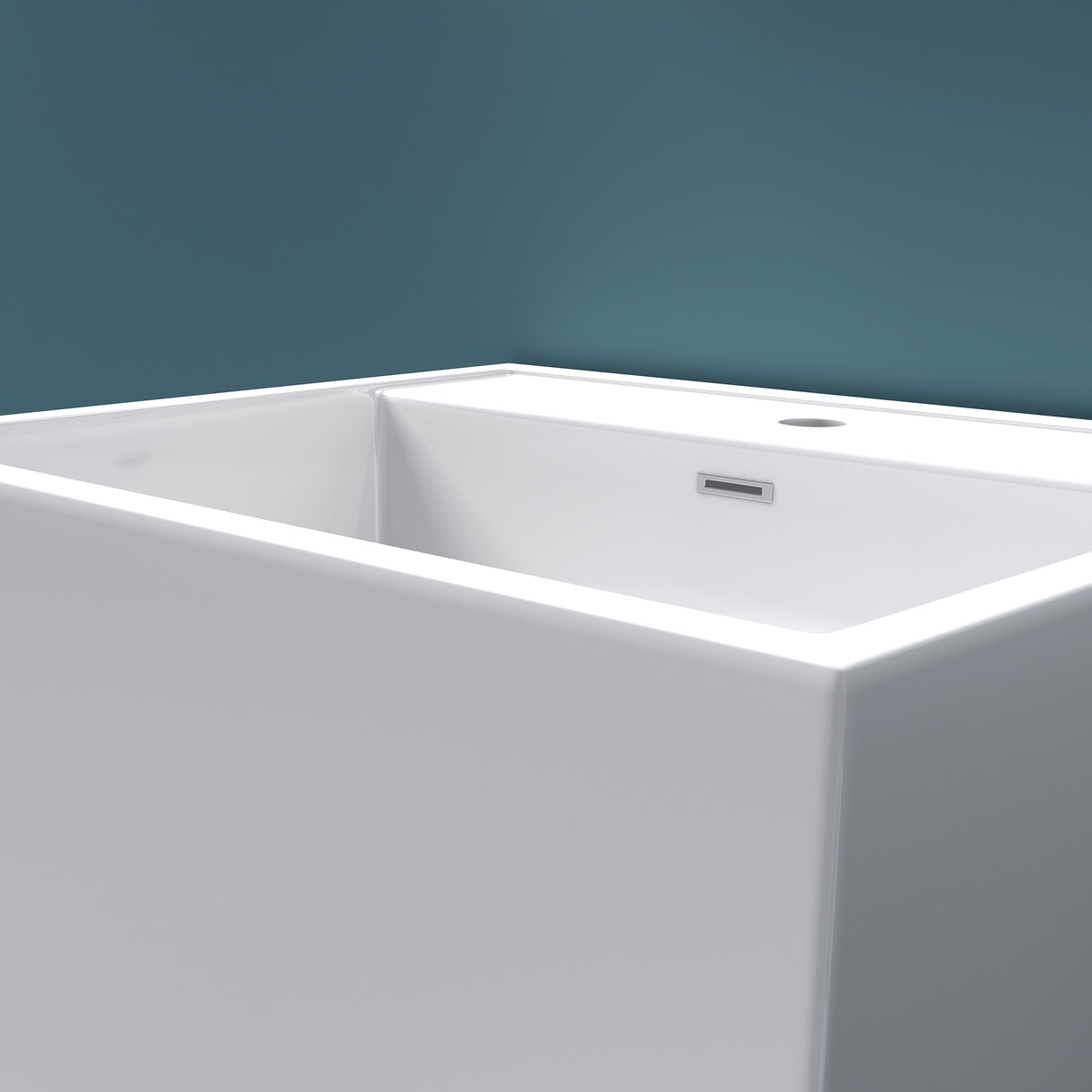 lavabo de diseño glasvilla freestanding Col34 de mineral compuesto