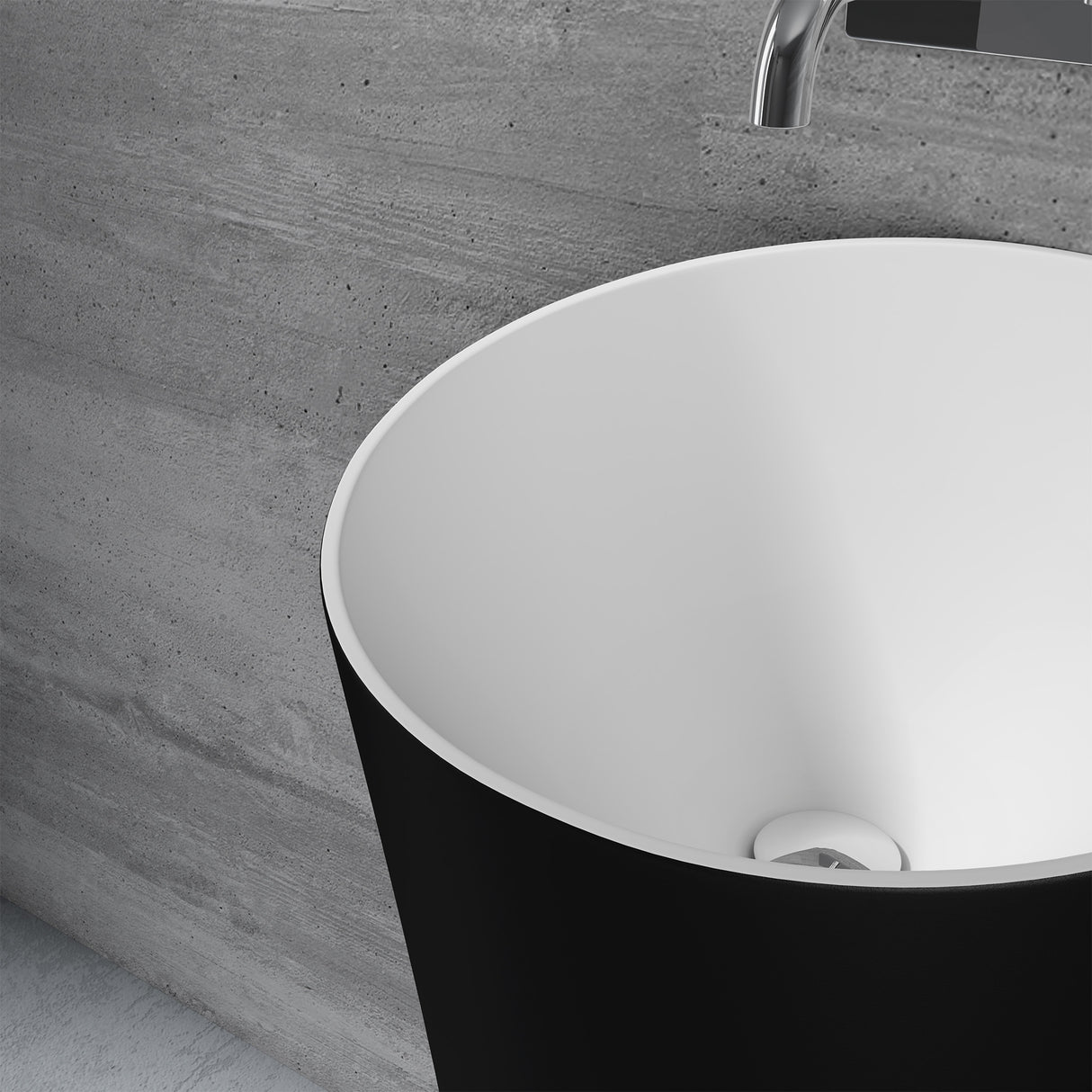 glasvilla Lavandino a Colonna Lavandino su Piedistallo per Bagni da Marmo Fuso, Lavabo a Colonna Colossum33