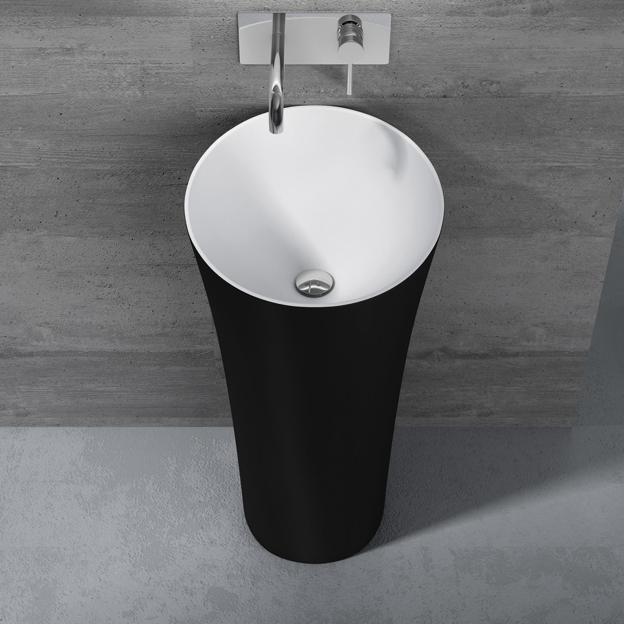 glasvilla Lavandino a Colonna Lavandino su Piedistallo per Bagni da Marmo Fuso, Lavabo a Colonna Colossum33