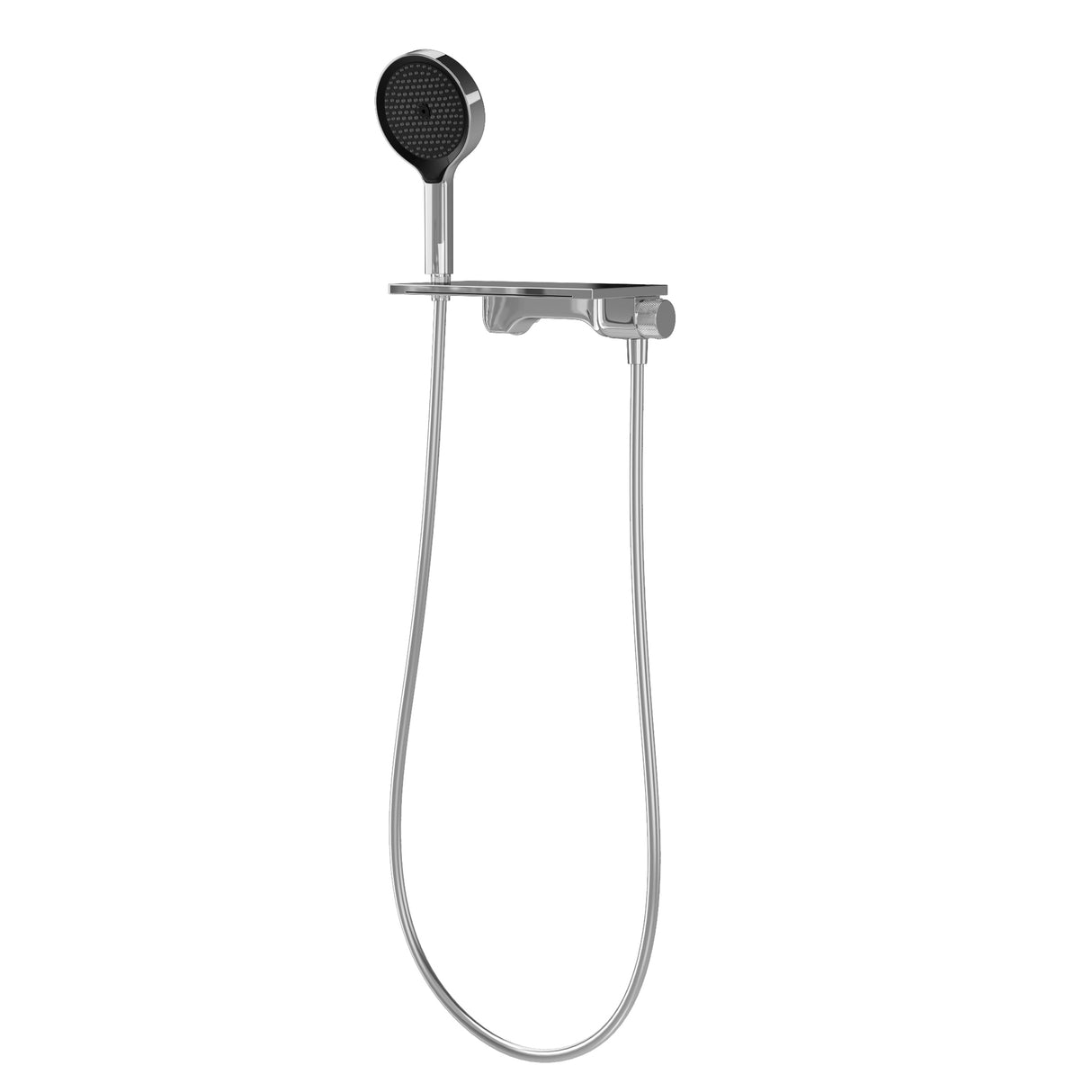 glasvilla Badewannenarmatur mit Handbrause Wasserfall Wannenarmatur Strahlarten Handbrause aus Messing inkl. Brausestange und Brauseschlauch